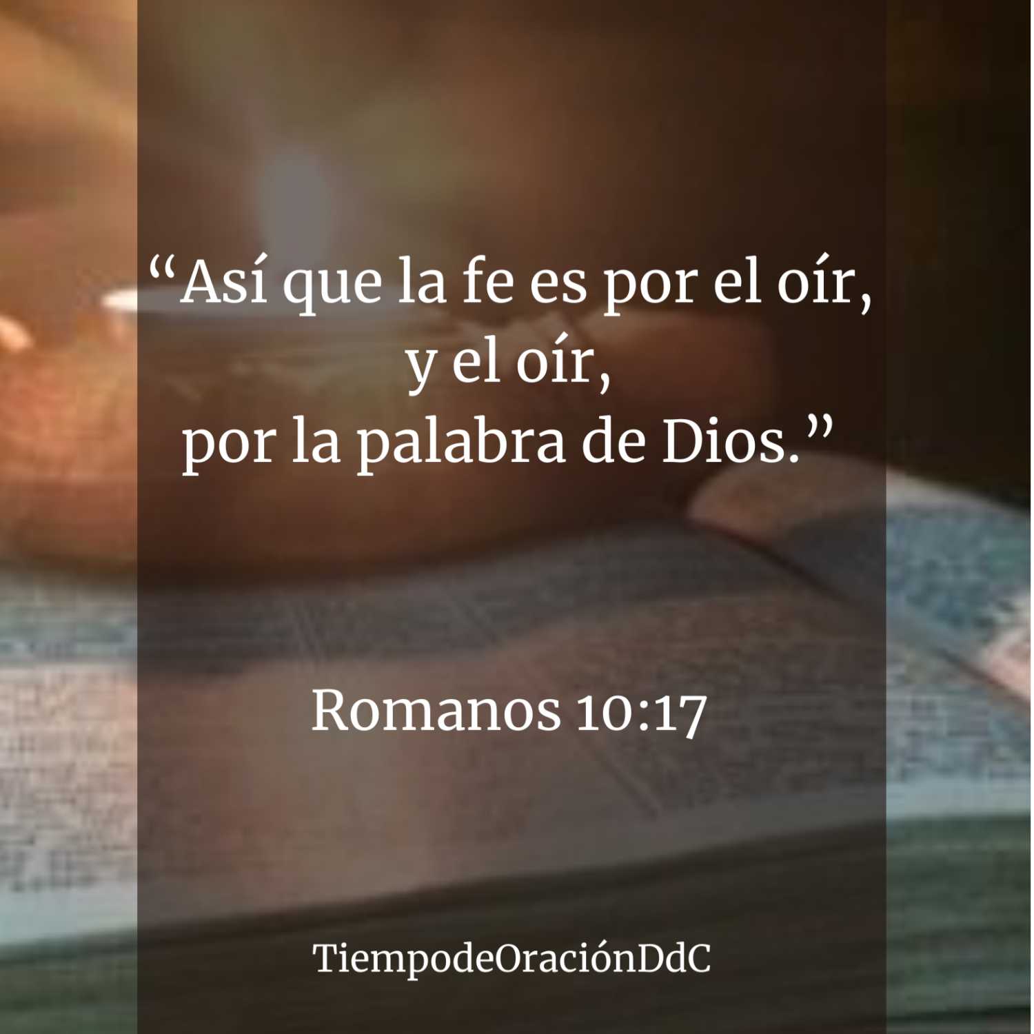 Tiempo de Oración DdC