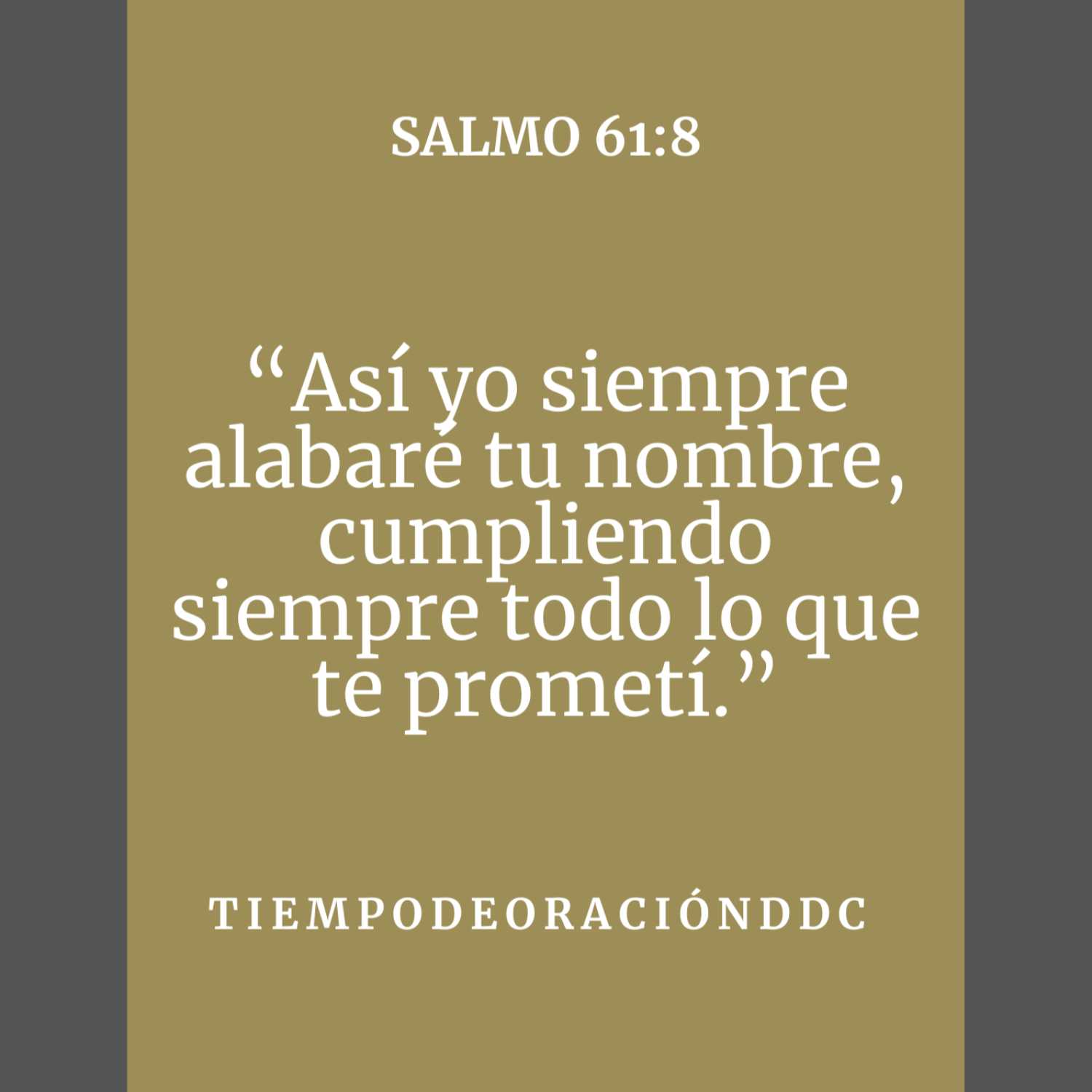 Tiempo de Oración DdC