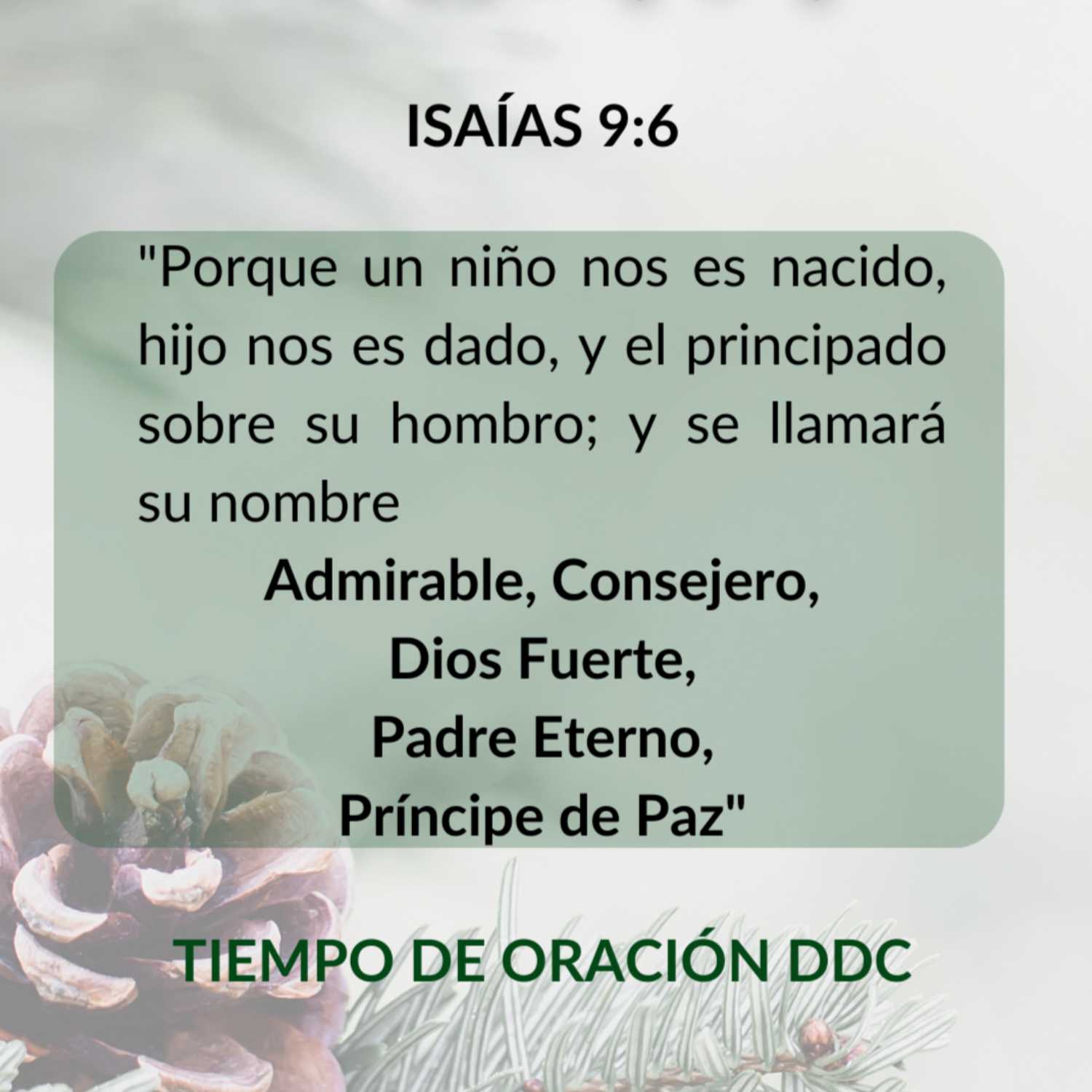 Tiempo de Oración DdC