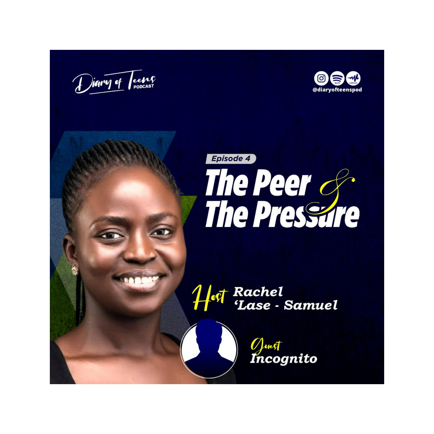 Diary of Teens' Podcast - Episode 4 - The Peer & The Pressure episode artwork