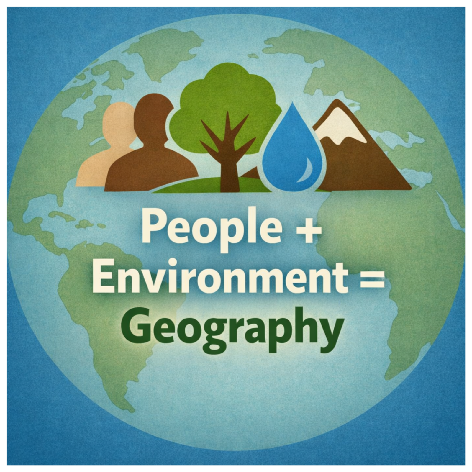 People + Environment = Geography