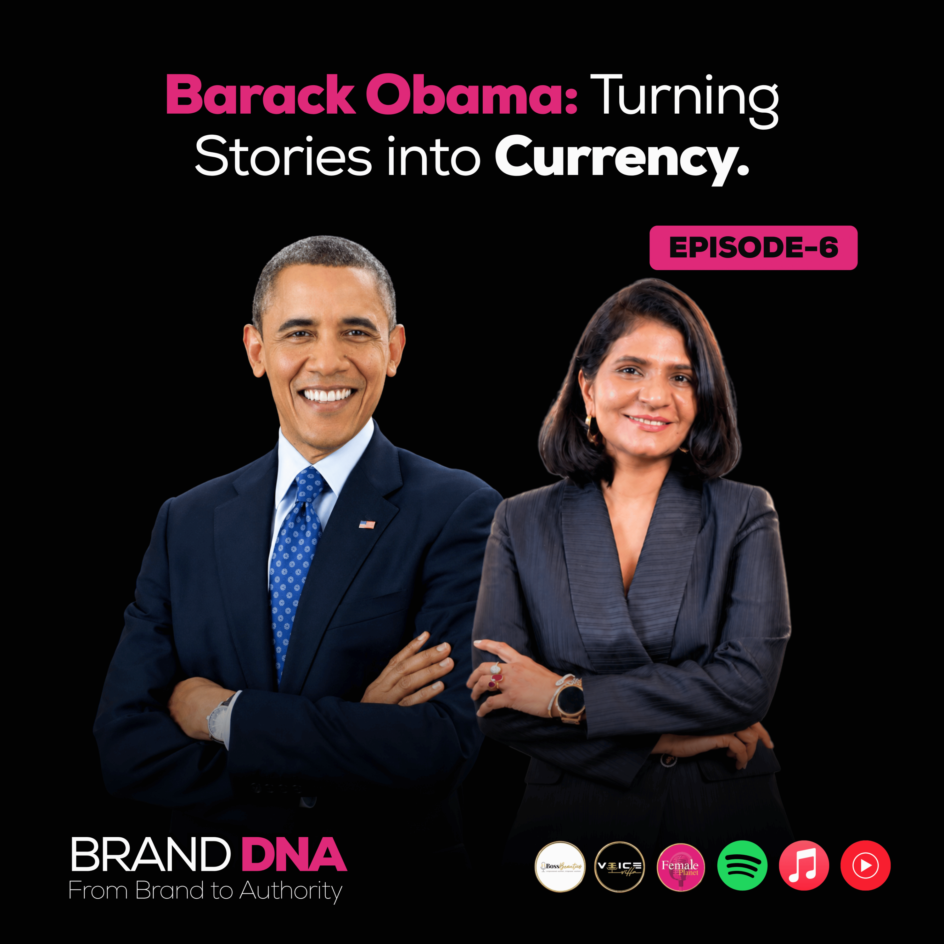 Barack Obama: Turning Stories into Currency. episode artwork