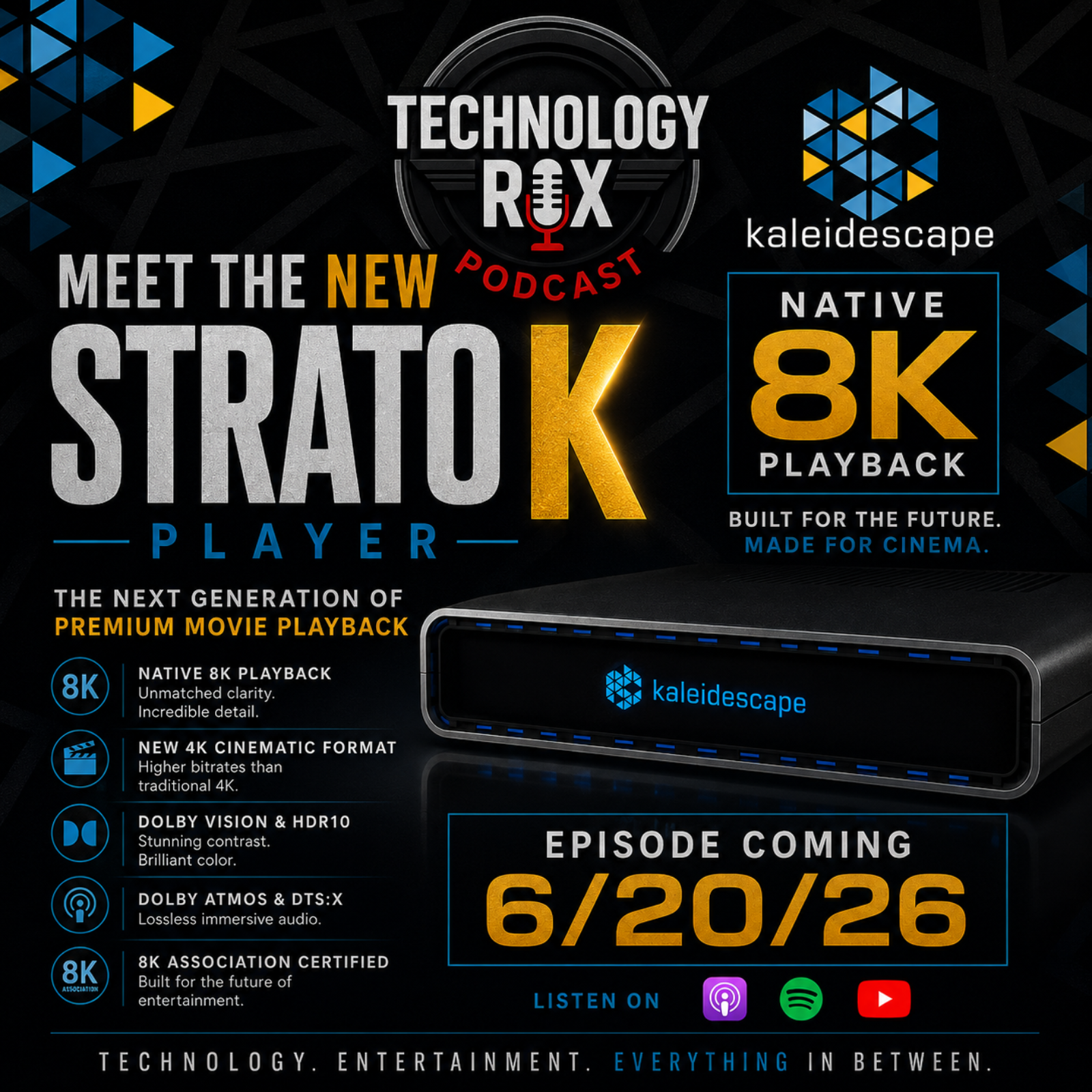 Kaleidescape STRATO K Coverage episode artwork