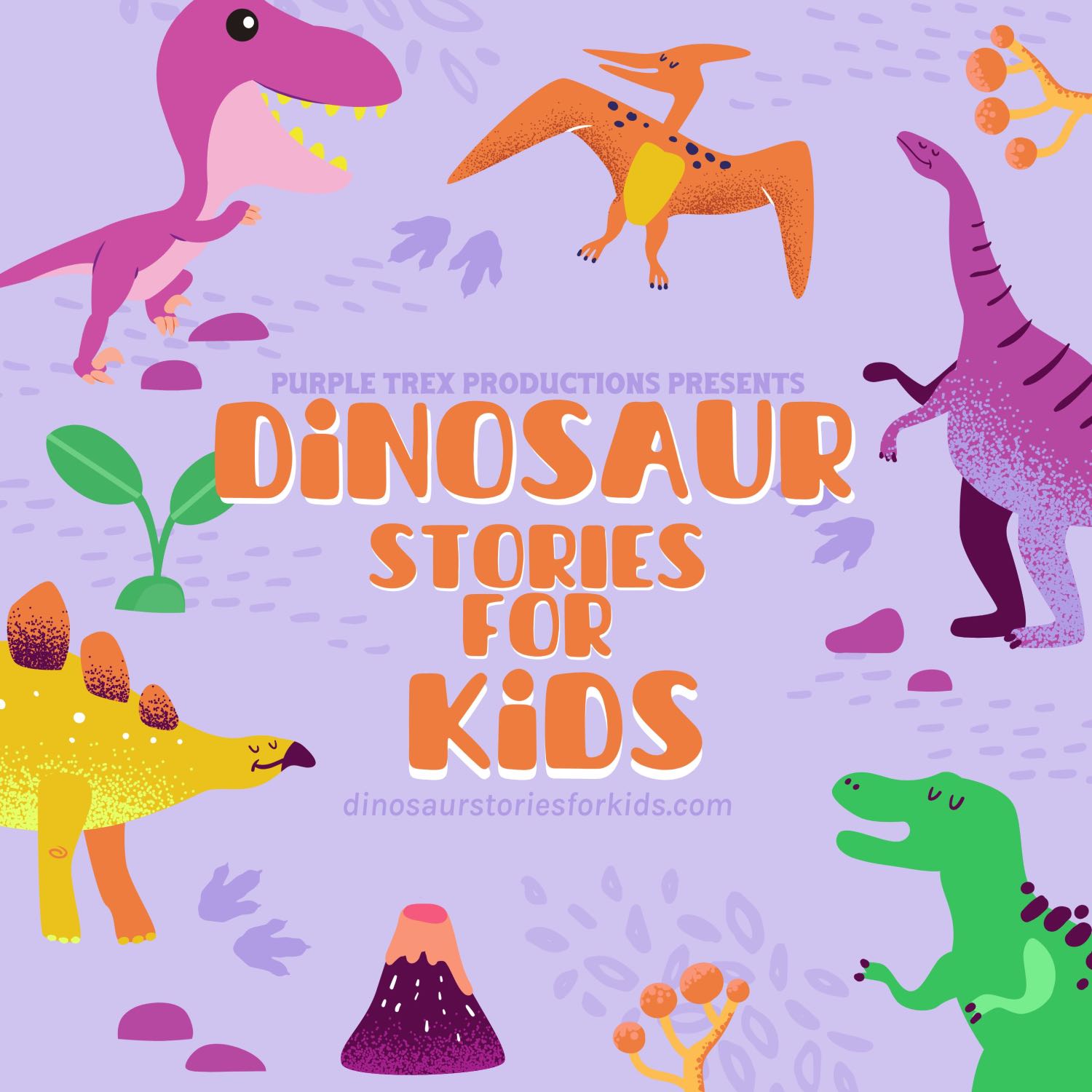 Dinosaur Stories for Kids podcast artwork