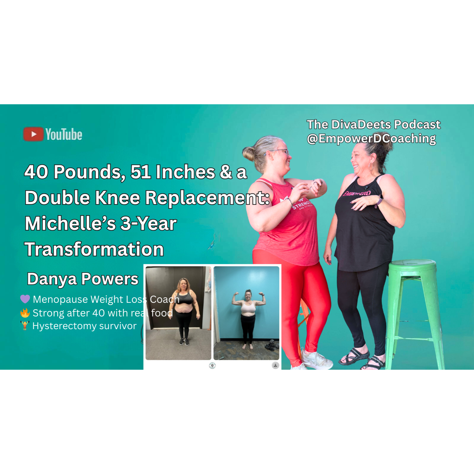 40 Pounds, 51 Inches & a Double Knee Replacement: Michelle’s 3-Year Transformation