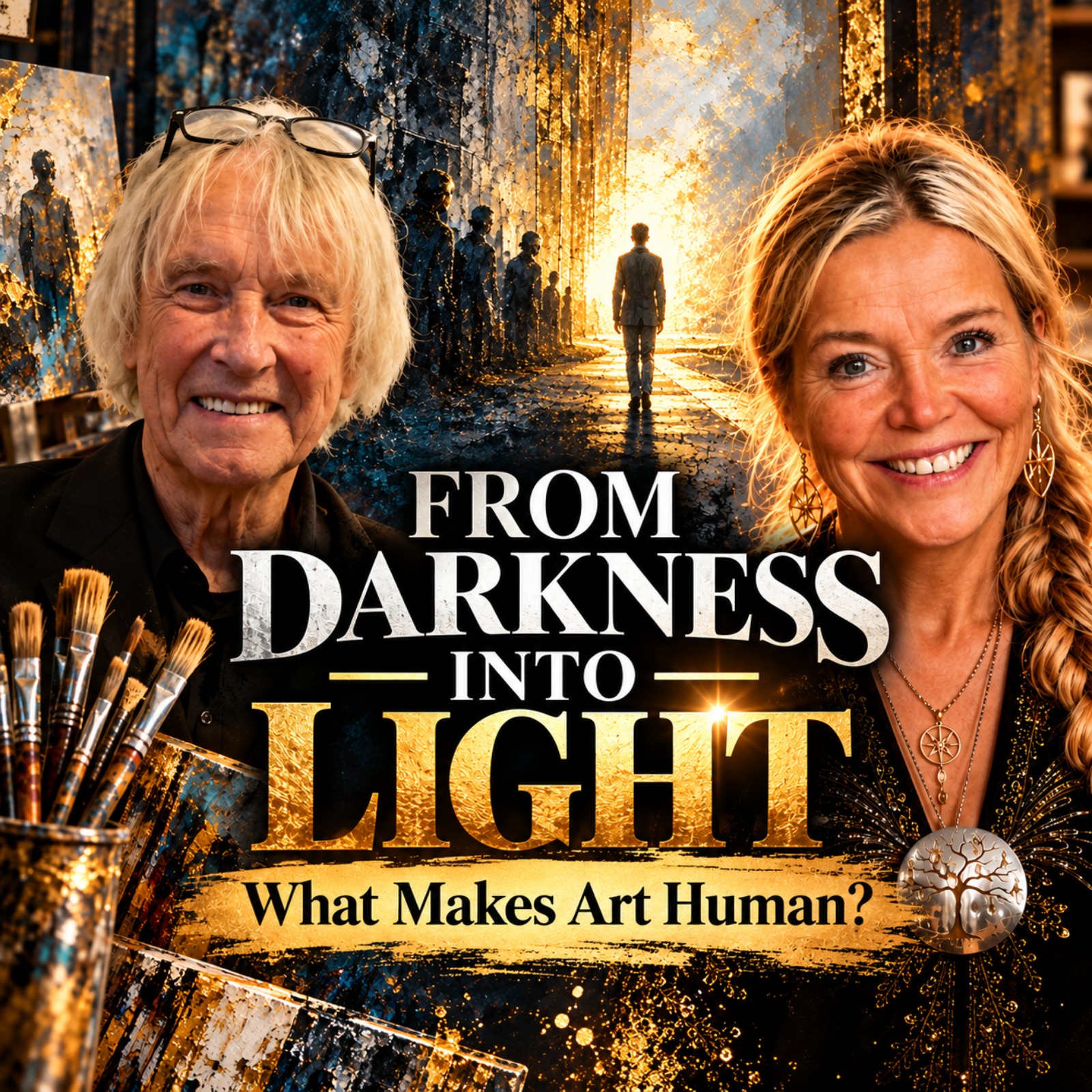 FROM DARKNESS INTO LIGHT — What Makes Art Human? episode artwork