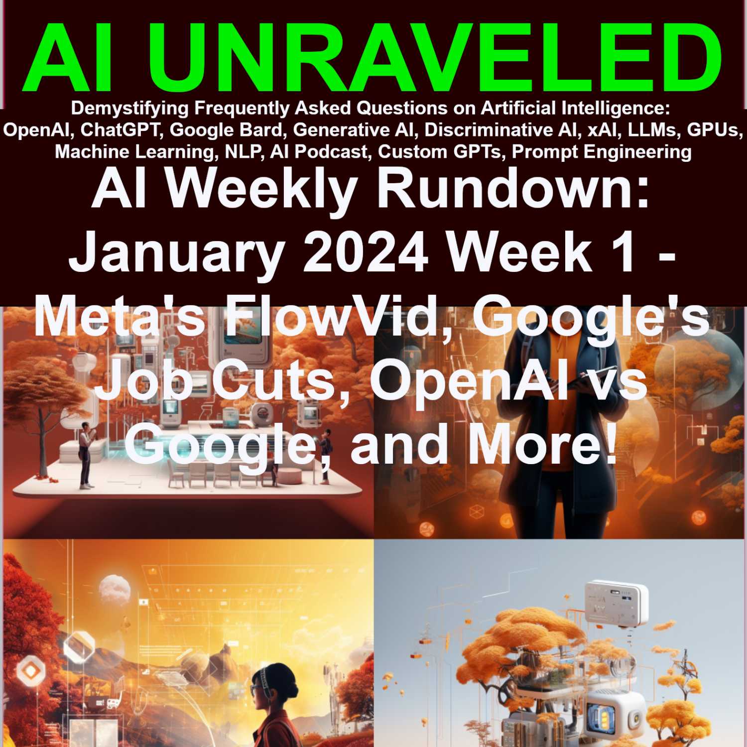AI Weekly Rundown January 2024 Week 1 Meta's FlowVid, Google's Job
