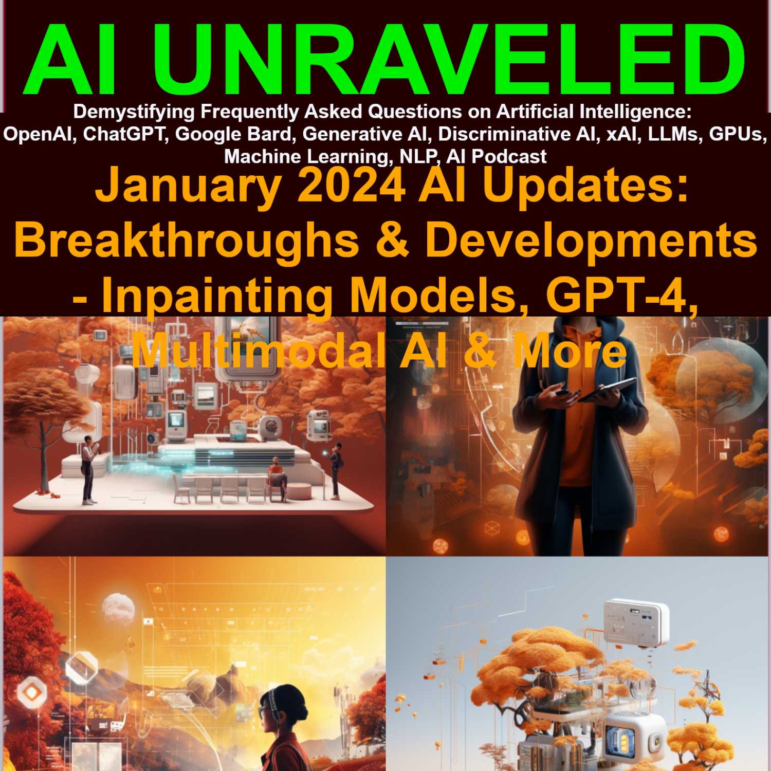 January 2024 AI Updates: Breakthroughs & Developments - Inpainting Models, GPT-4, Multimodal AI & More
