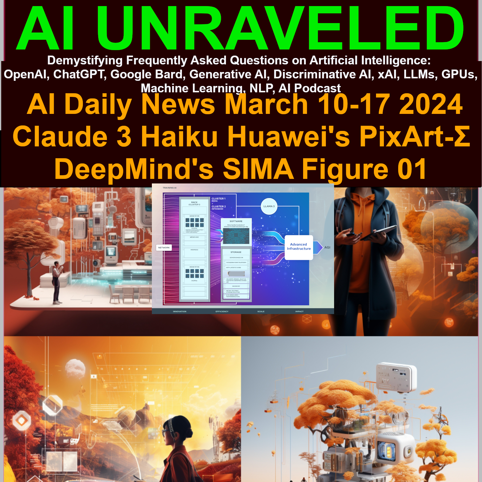 AI Weekly Rundown March 10-17th 2024: Major Updates from Huawei, Deepming SIMA, Claude 3 Haiku, OpenAI Figure01, Meta, Apple Darwin and more.
