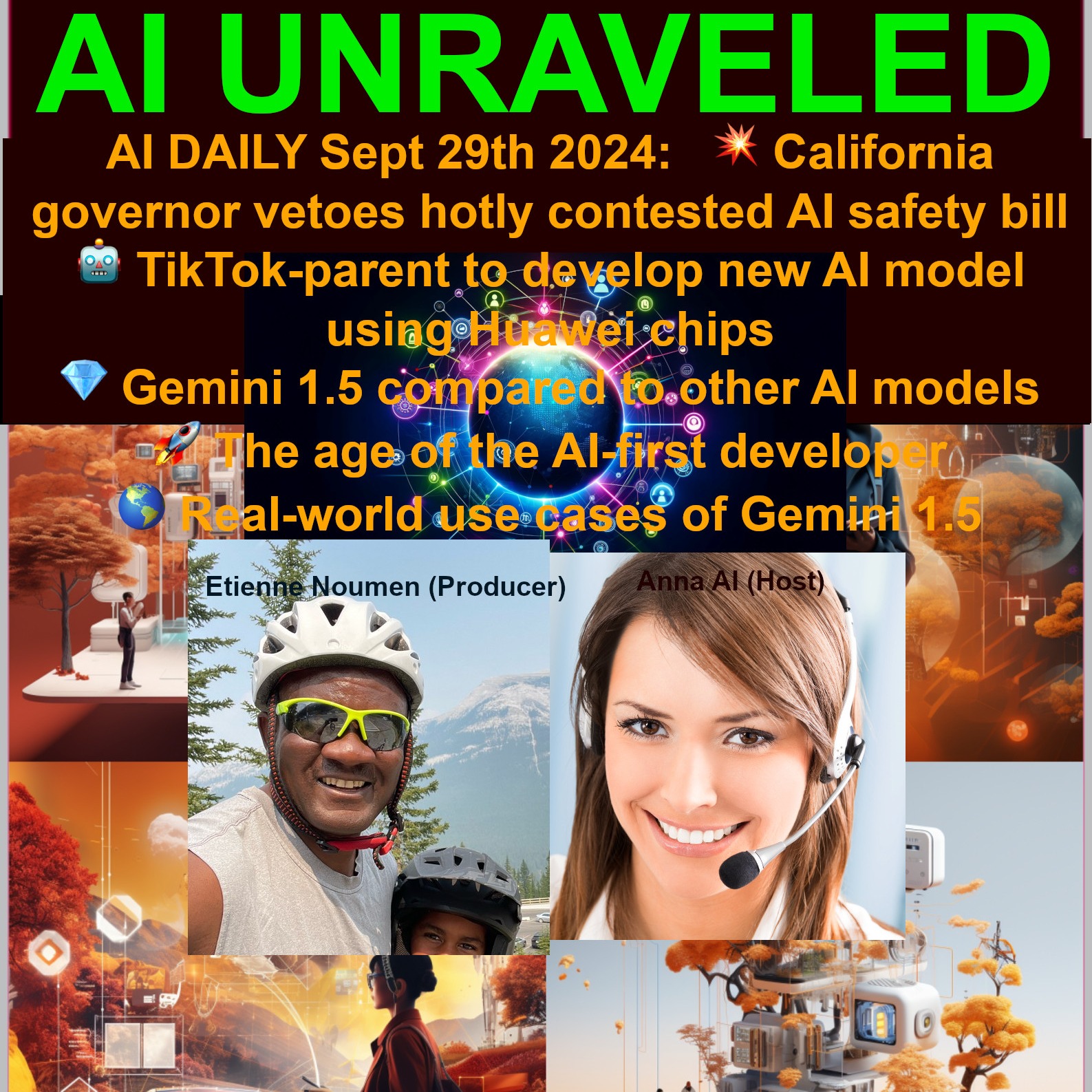 AI Daily Chronicle on September 30th 2024: 💥 California governor vetoes hotly contested AI safety bill 🤖 TikTok-parent to develop new AI model using Huawei chips 💎 Gemini 1.5 compared to other AI models 🚀 The age of the AI-first developer