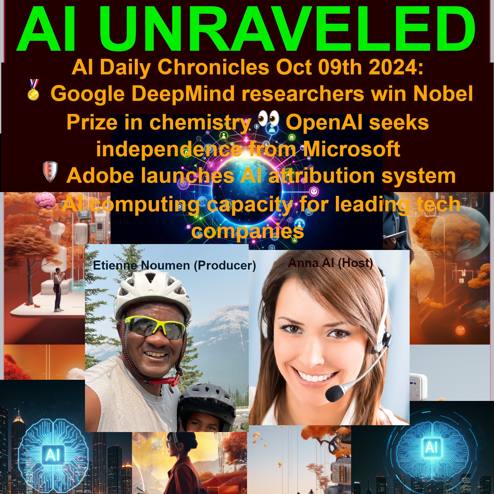 A Daily Chronicle of AI Innovations on October 09th  2024  🏅 Google DeepMind researchers win Nobel Prize in chemistry  👀 OpenAI seeks independence from Microsoft  🛡️ Adobe launches AI attribution system 🧠 AI computing capacity