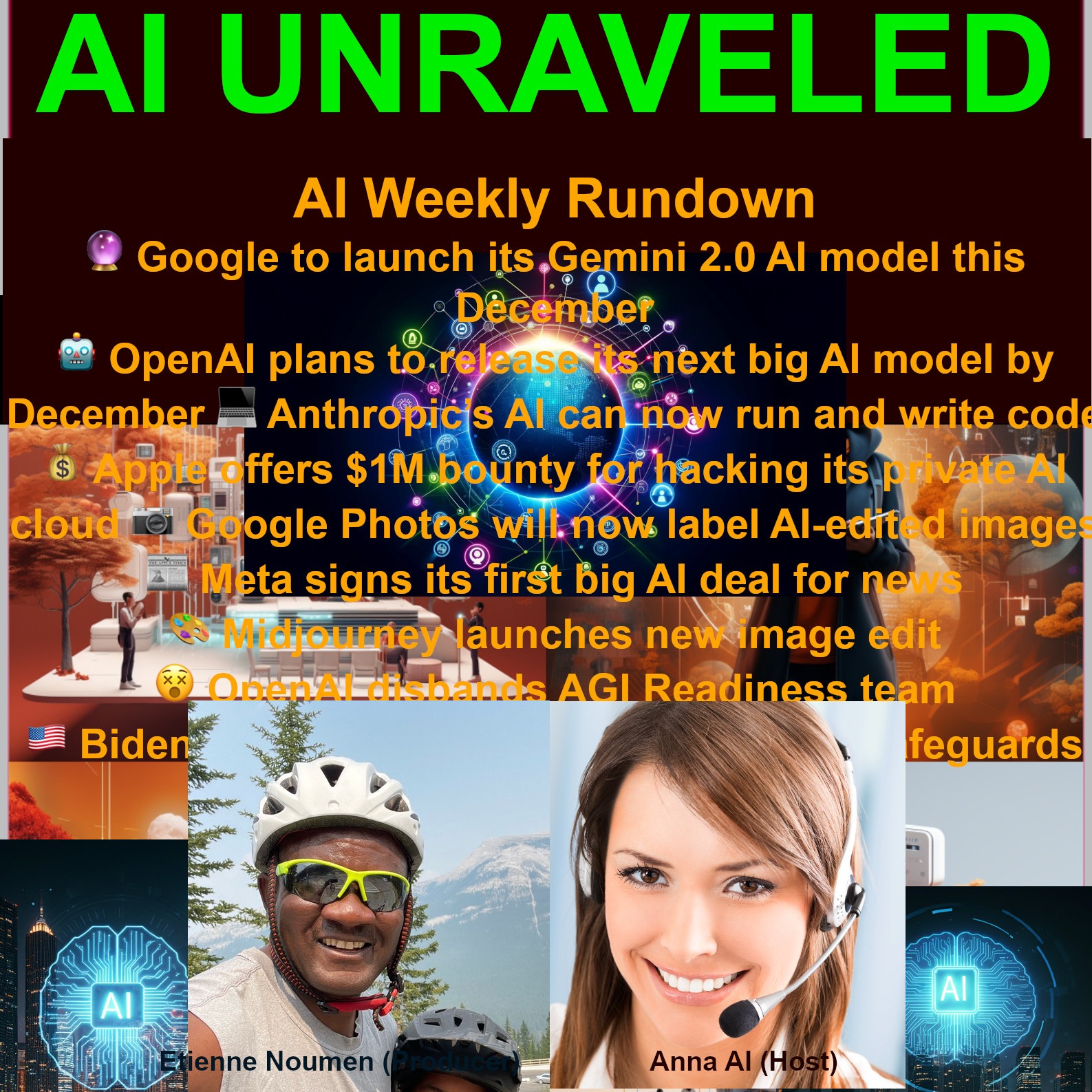 AI Weekly Rundown Summary Oct 21-Oct 28 2024: Major Updates From 🔮 Google  🤖 OpenAI 🖥️ Anthropic 🖼️ Meta AI 