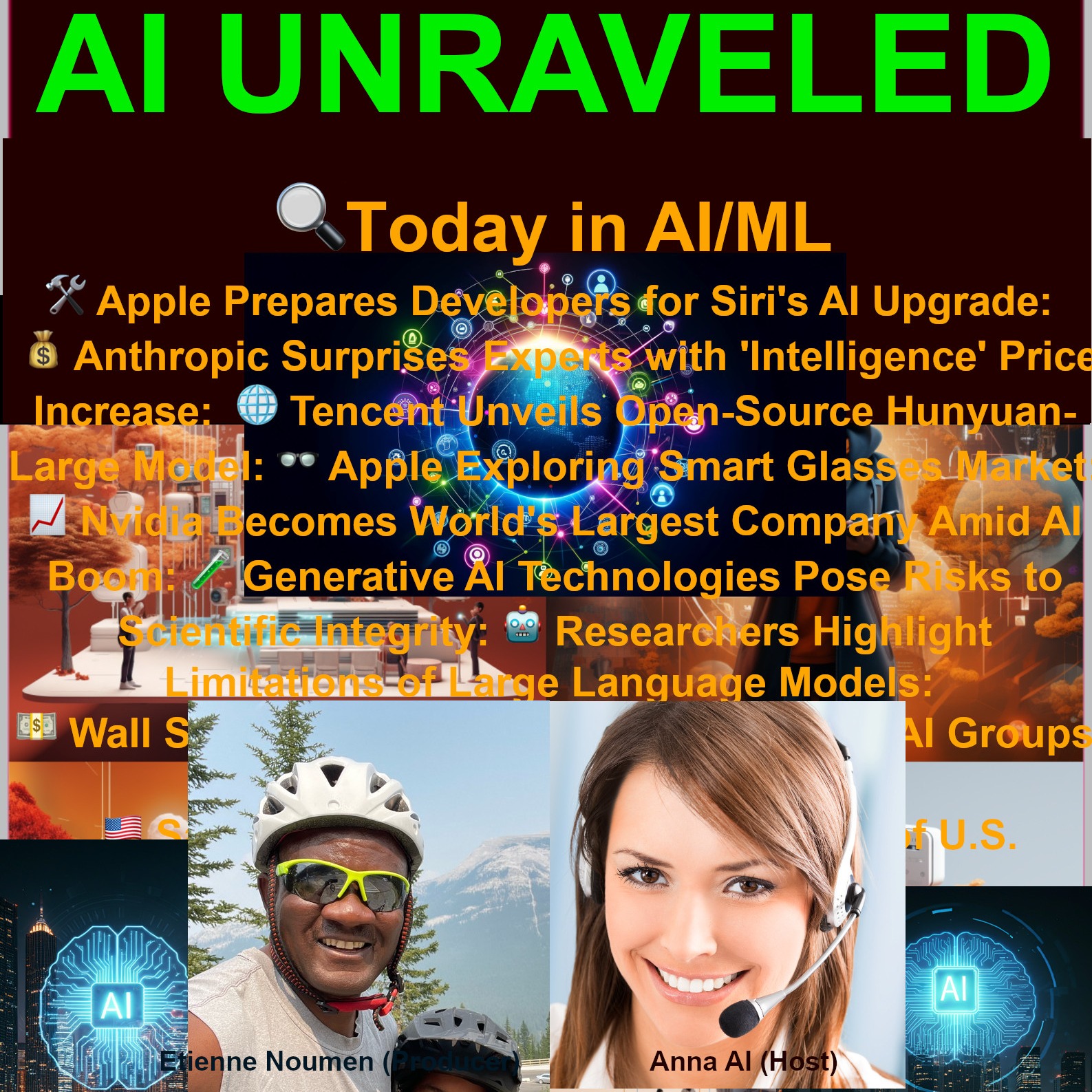 Today in AI/ML: 🛠️ Apple Prepares Developers for Siri's AI Upgrade 🗽New Trump Administration Plans to Repeal AI-Related Policies  💰 Anthropic Surprises Experts with 'Intelligence' Price Increase 🌐 Tencent Unveils Open-Source Hunyuan-Large Model