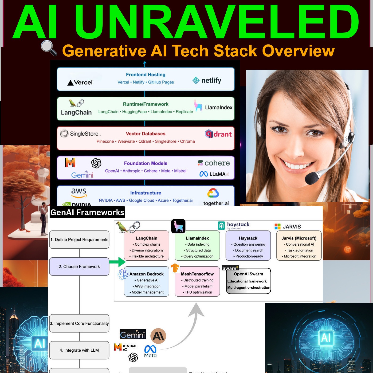 cover of episode Generative AI Technology Stack Overview - Generative AI Framework Overview