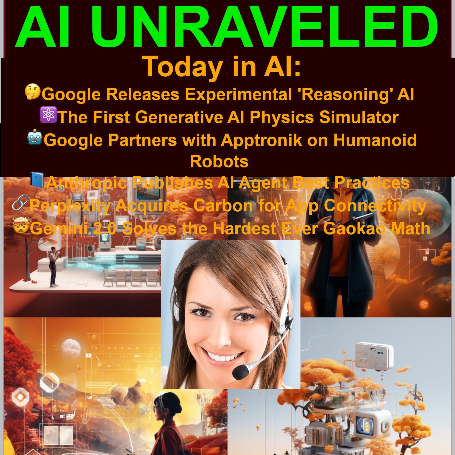 Today in AI: 🤔Google Releases Experimental 'Reasoning' AI ⚛️The First Generative AI Physics Simulator 🤖Google Partners with Apptronik on Humanoid Robots  🤯Gemini 2.0 Solves the Hardest Ever Gaokao Math Question