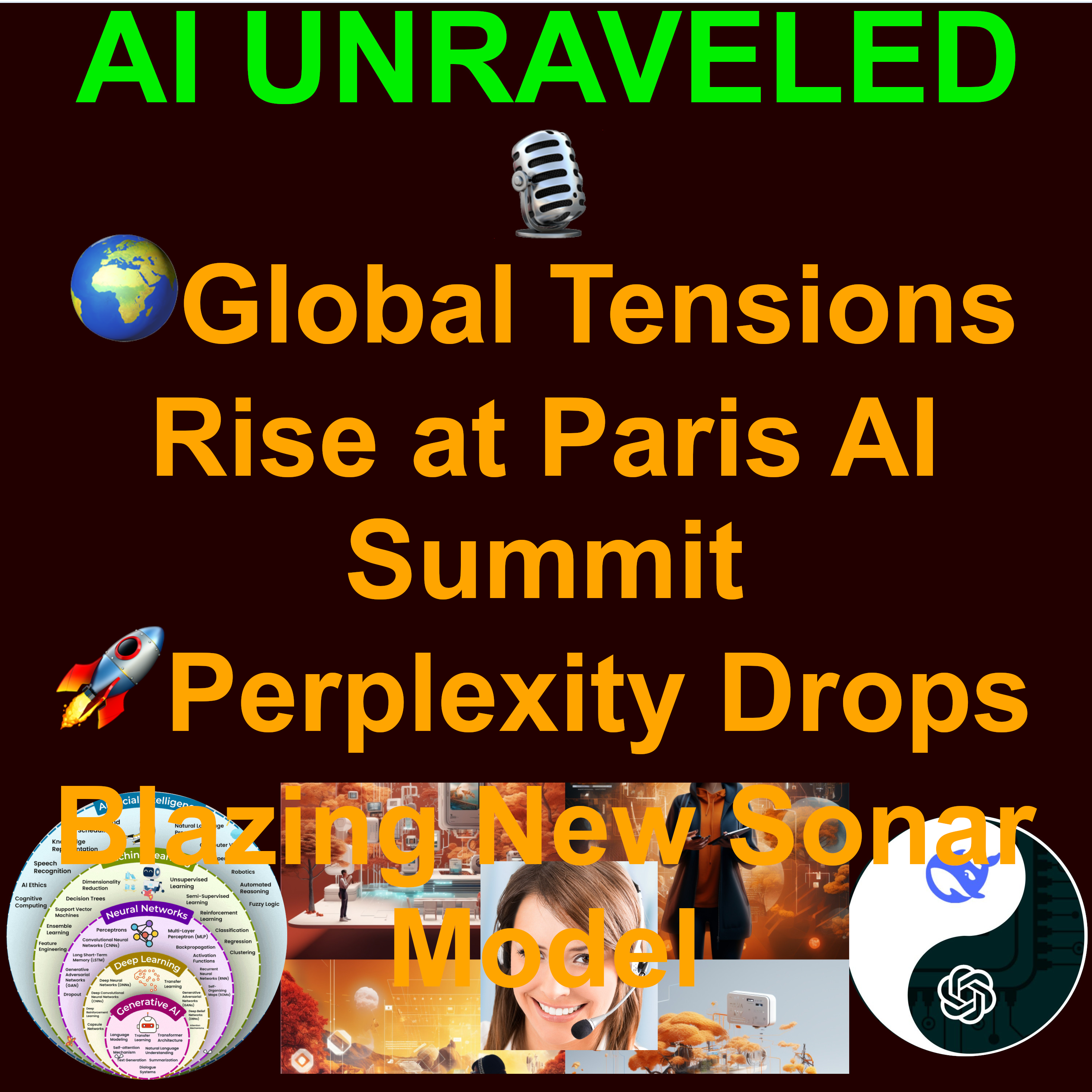 AI Daily News 20250212 🌍Global Tensions Rise at Paris AI Summit 🚀Perplexity Drops Blazing New Sonar Model 🐝MIT Builds Swarms of Tiny Robotic Insect Drones That Can Fly 100 Times Longer Than Previous Designs 