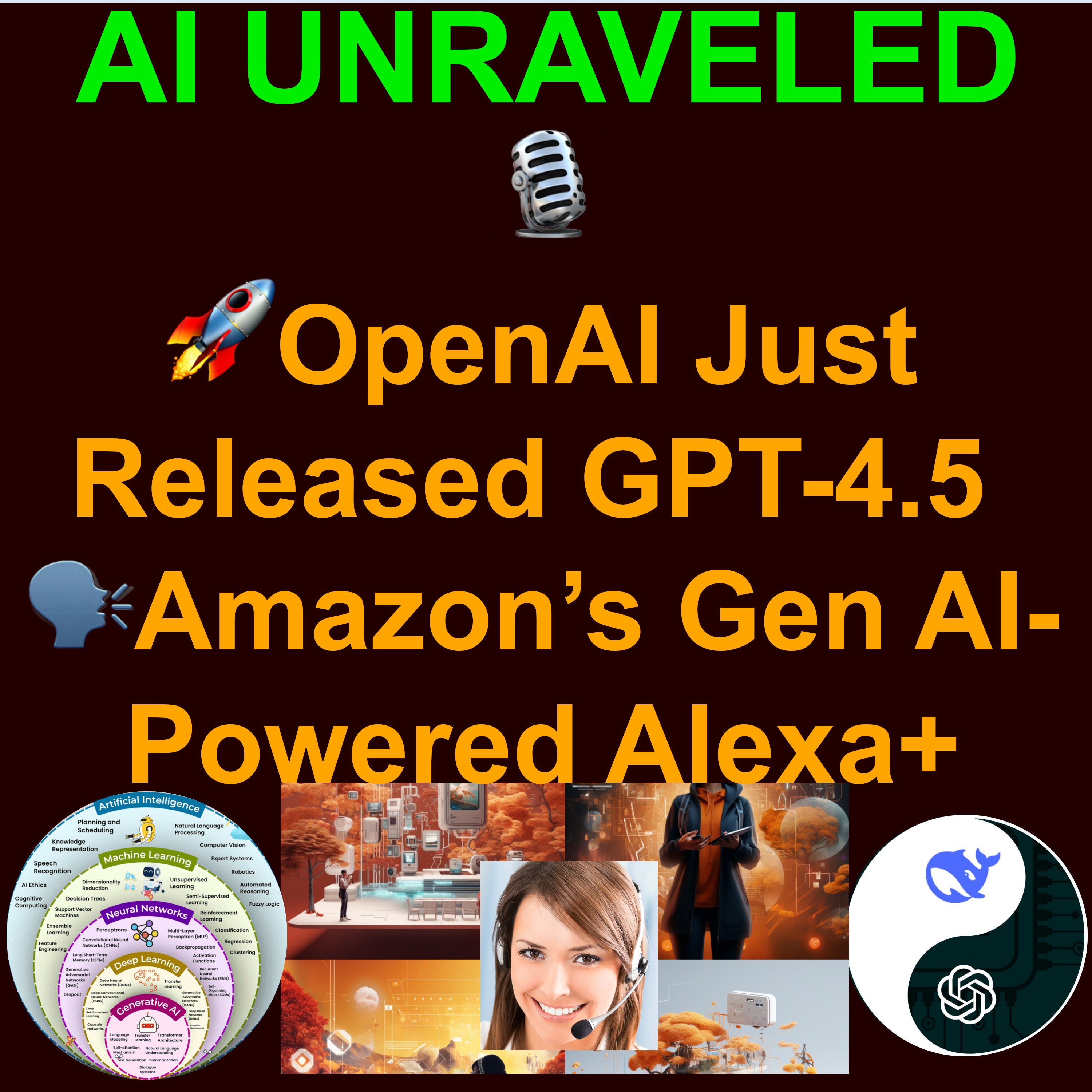 AI Daily News Feb 27 2025: 🚀OpenAI Just Released GPT-4.5 🗣️Amazon’s Gen AI-Powered Alexa+ 🎙️ElevenLabs’s New Speech-to-Text AI ⚡Inception Labs’ Ultra-Fast Diffusion Model