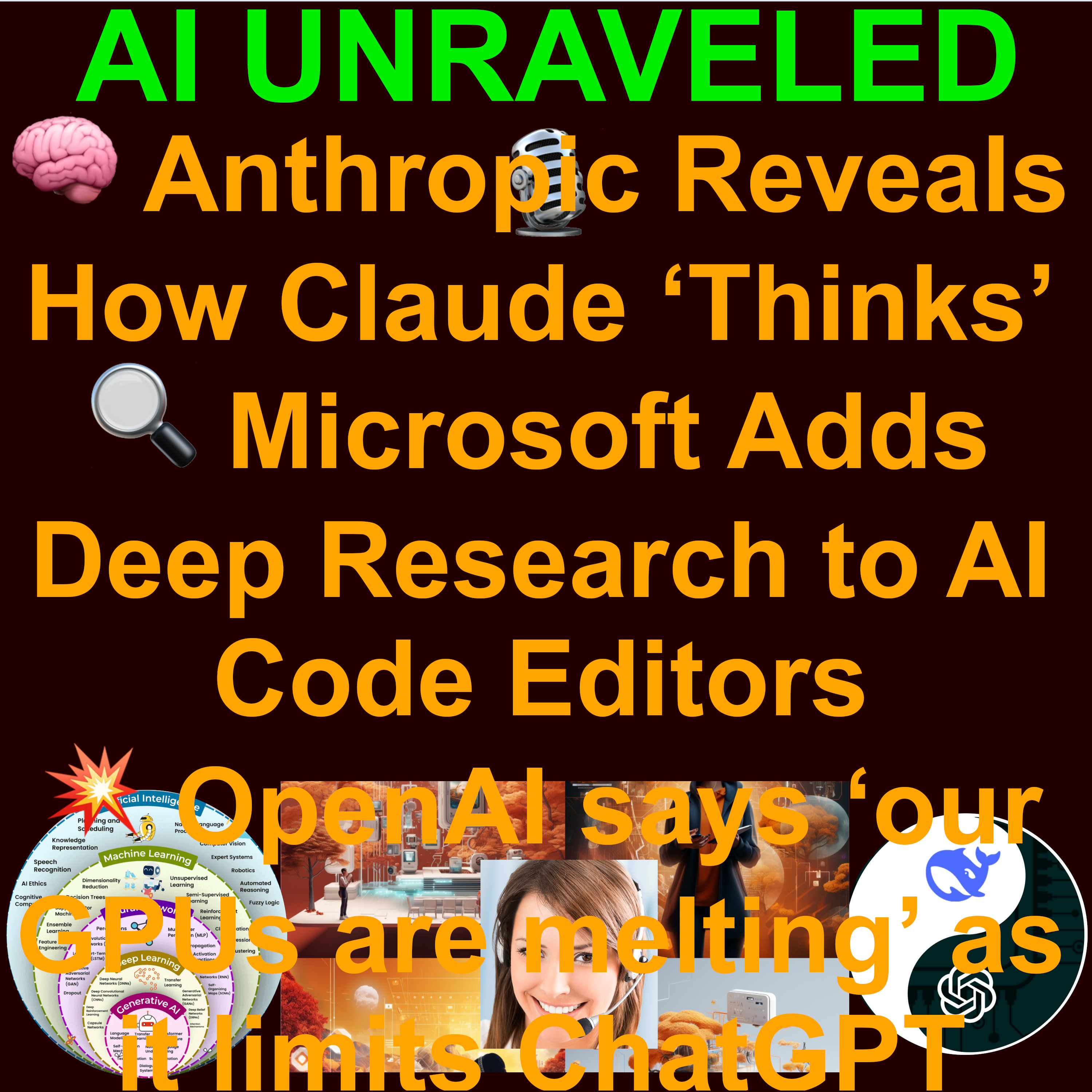 AI Daily News March 28 2025: 💰OpenAI Nears $40 Billion Funding Round 🧠Anthropic Reveals How Claude ‘Thinks’  🔍Microsoft Adds Deep Research to AI Code Editors 👁️Alibaba Releases Qwen’s QVQ-Max Visual Reasoning Model 💥OpenAI: GPUs are melting