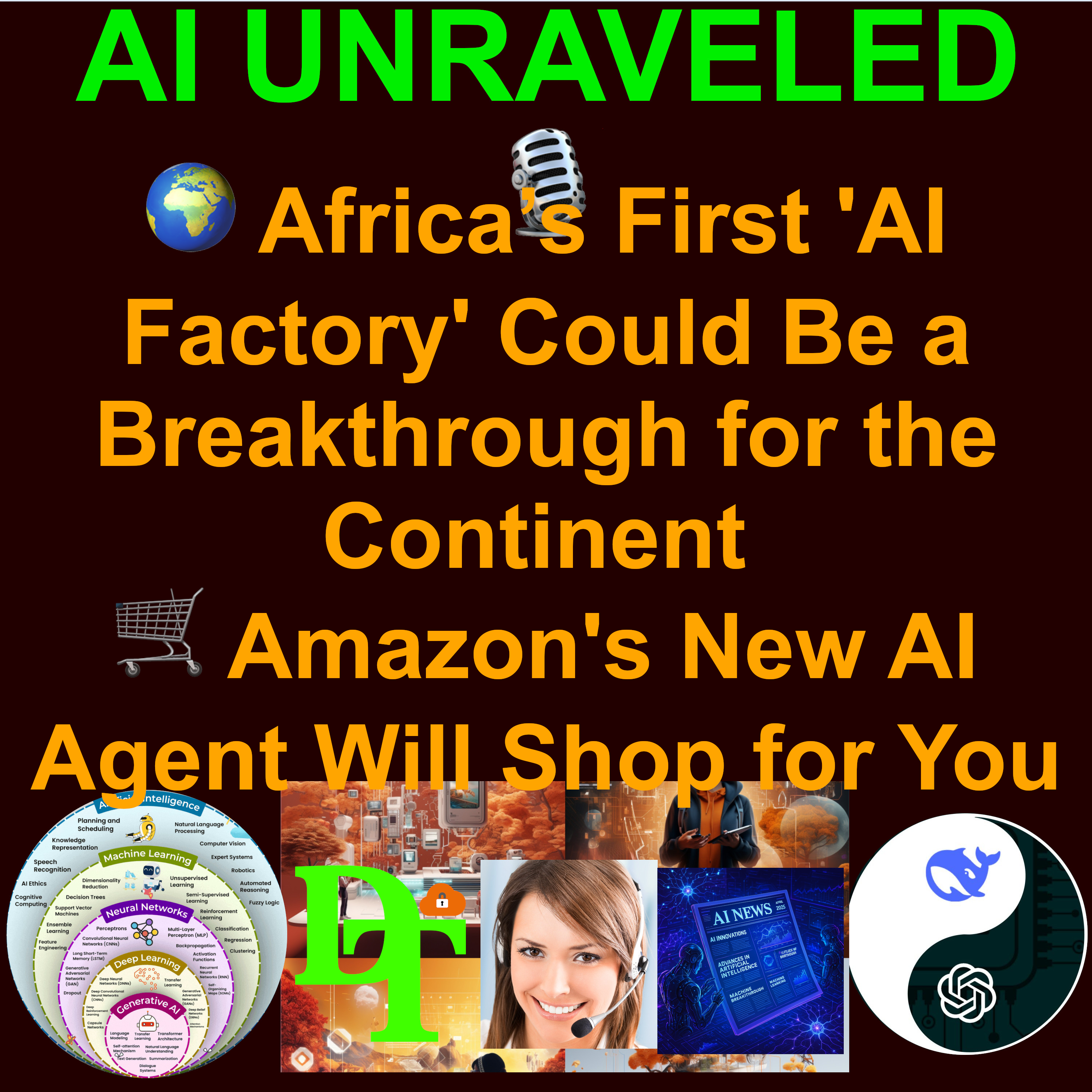 AI Daily News April 04 2025: 🌍 Africa’s First 'AI Factory' Could Be a Breakthrough for the Continent 🛒 Amazon's New AI Agent Will Shop for You 🎨Midjourney Releases Its First New AI Image Model  🔍Study: AI Models Often Hide Their True Reasoning