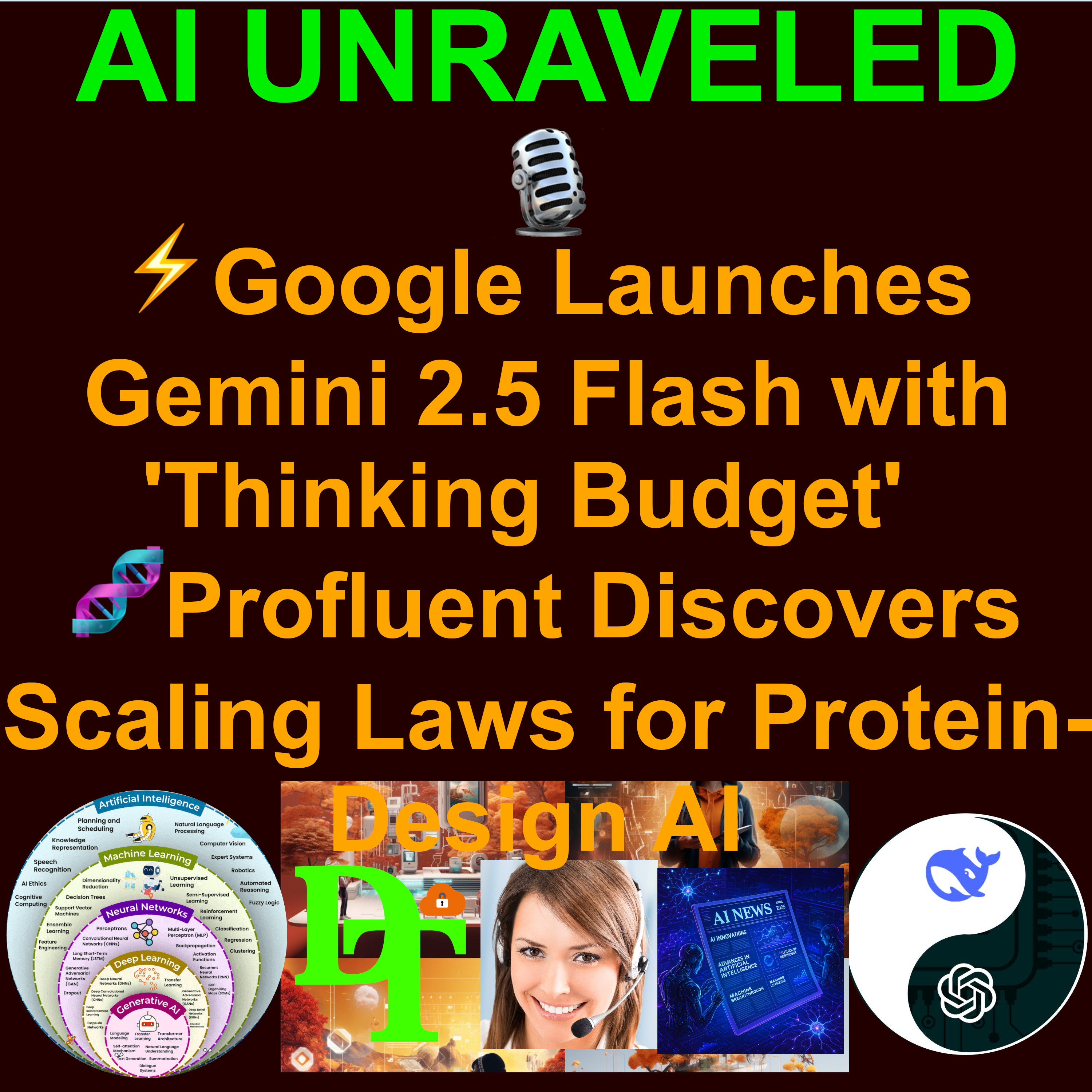 AI Daily News Rundown April 18 2025: ⚡️Google Launches Gemini 2.5 Flash with 'Thinking Budget'  🧬Profluent Discovers Scaling Laws for Protein-Design AI 📍Viral ChatGPT Trend: Reverse Location Searching Photos 🤖Meta’s FAIR New AI 