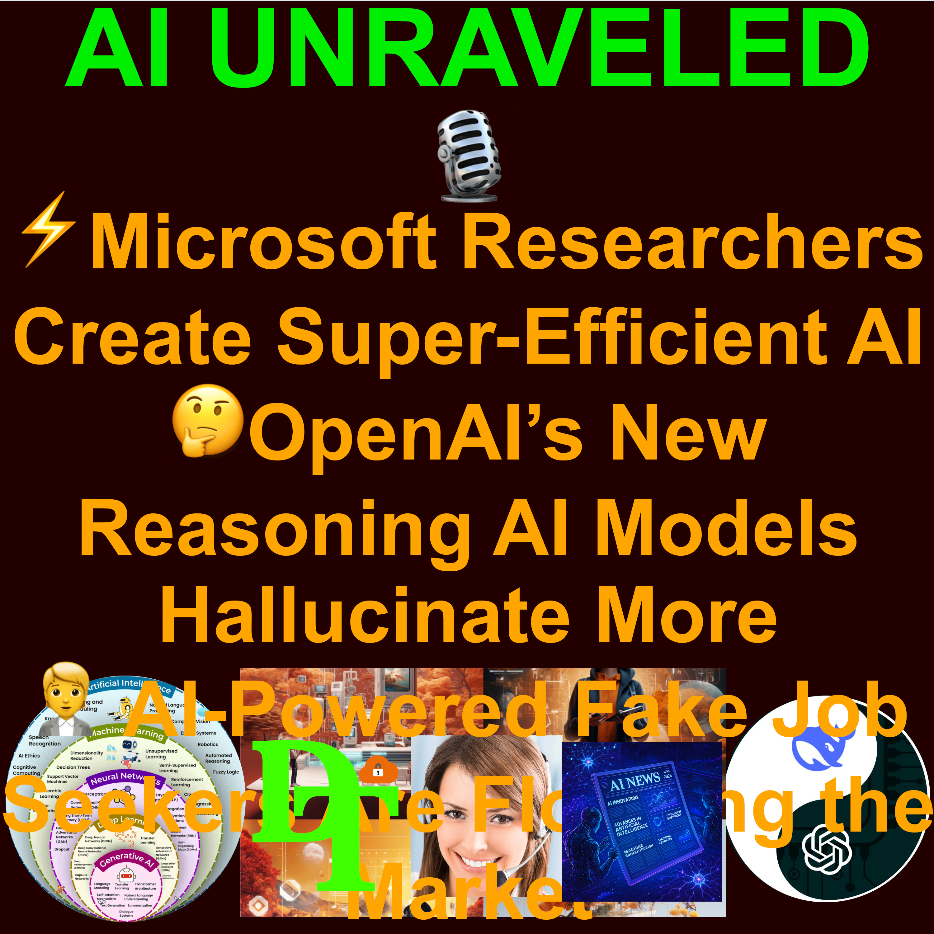 AI Weekly News Rundown April 13 to April 20 2025: ⚡️Microsoft Researchers Create Super‑Efficient AI 🤔OpenAI’s New Reasoning AI Models Hallucinate More 💥Chipmakers Fear They Are Ceding China’s AI Market to Huawei 🧑‍💼AI-Powered Fake Job Seekers 