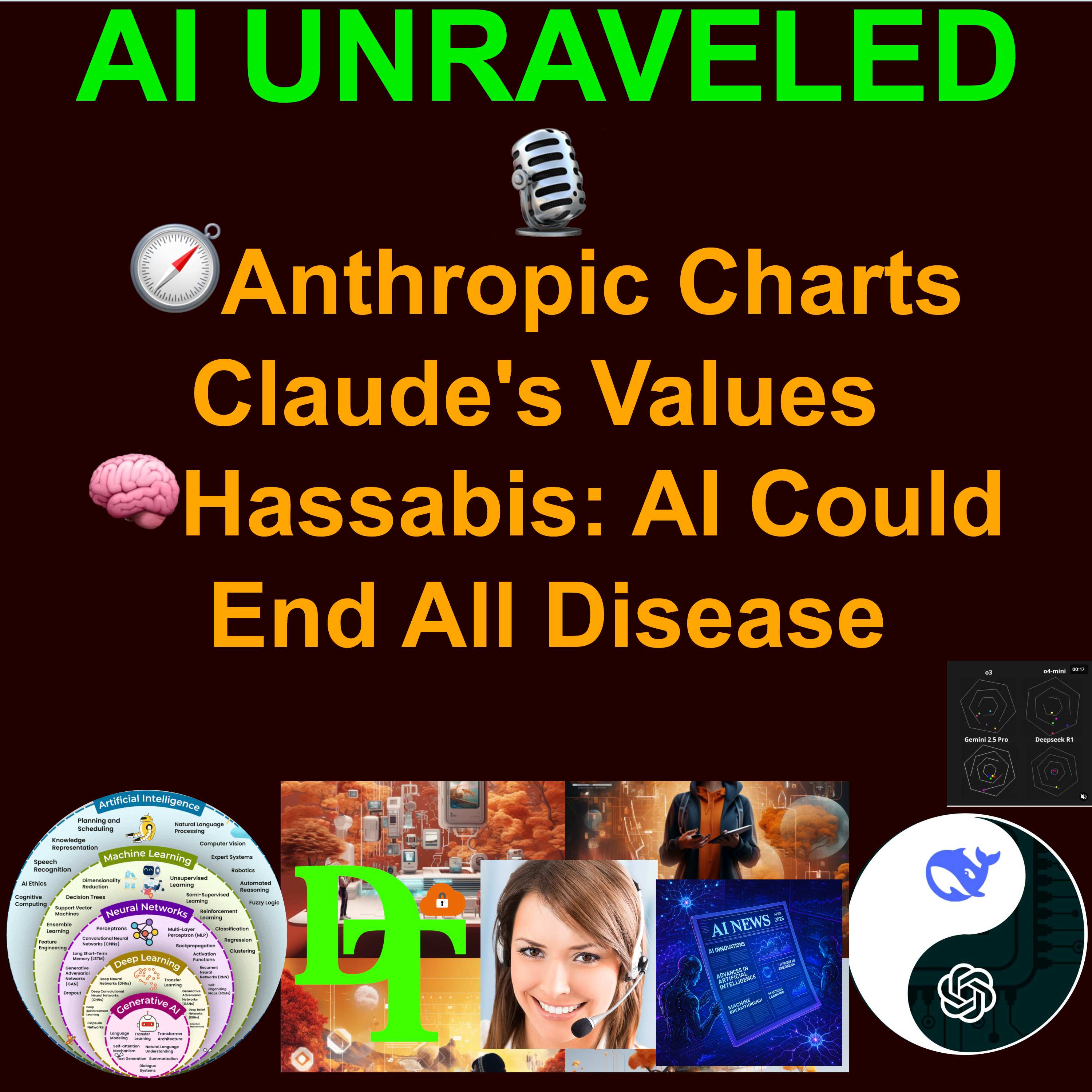 AI Daily News Rundown April 22 2025:  🧭Anthropic Charts Claude's Values 🧠Hassabis: AI Could End All Disease ⚖️DOJ: Google Could Use AI to Extend Search Monopoly 👀Huawei Prepares New AI Chip as China Looks Beyond Nvidia