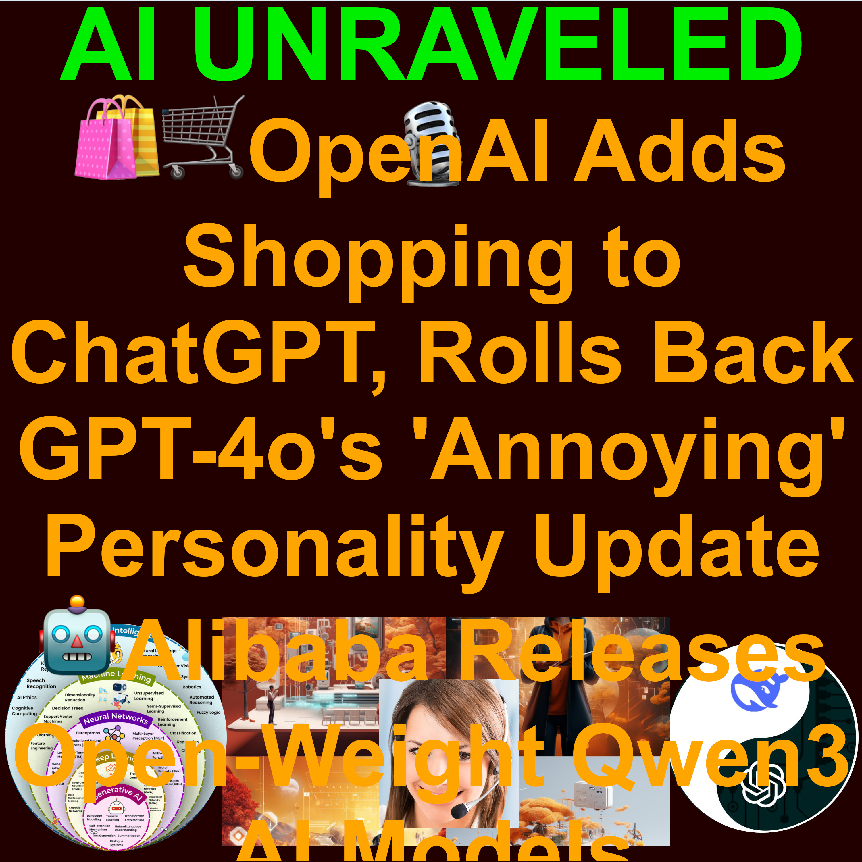 AI Daily News Rundown April 29 2025: 🛍️🛒OpenAI Adds Shopping to ChatGPT 🧠OpenAI Rolls Back GPT-4o's 'Annoying' Personality Update 🤖Alibaba Releases Open-Weight Qwen3 AI Models 👀Duolingo Will Replace Contract Workers with AI 🤖Alibaba Qwen 3