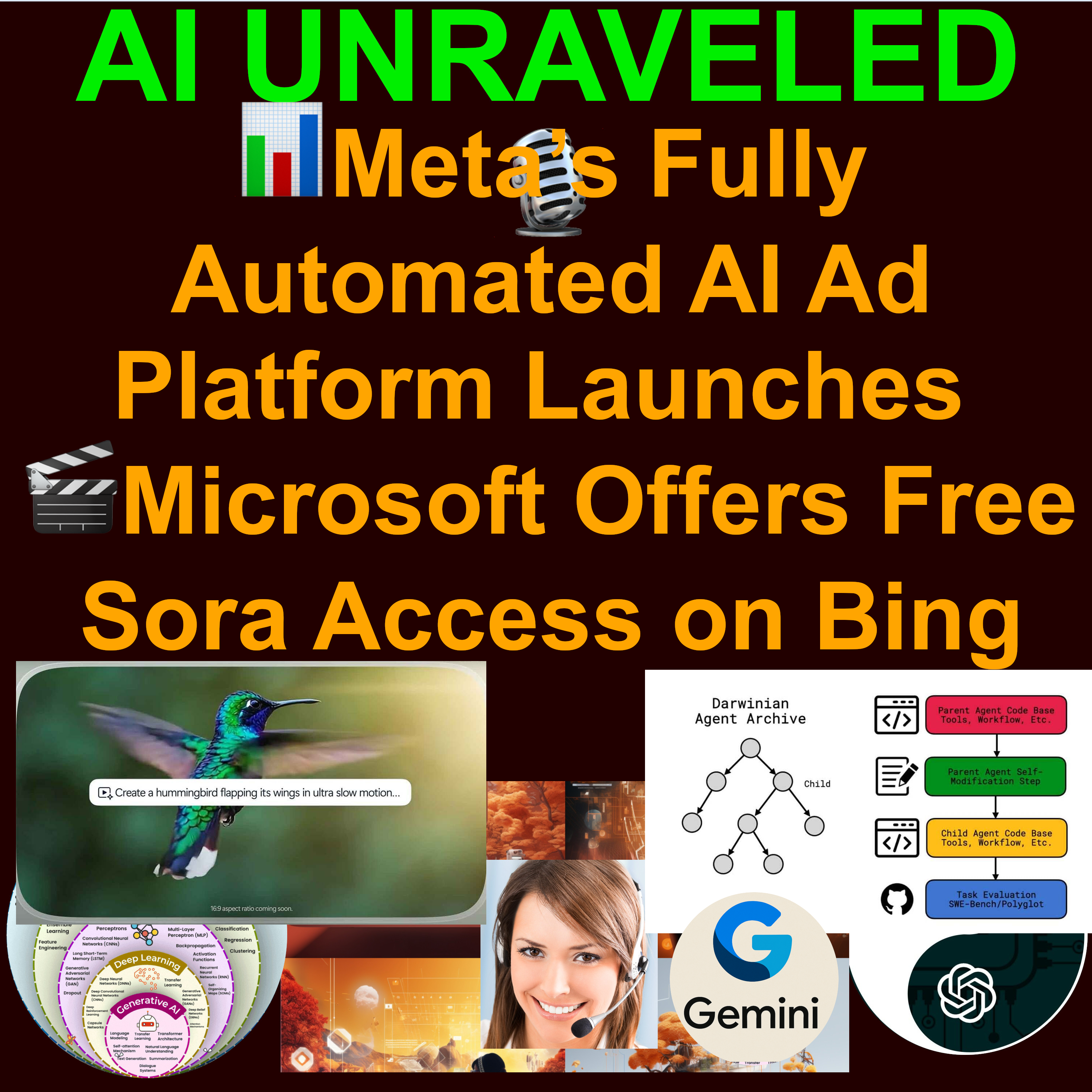 AI Daily News June 03 2025: 📊Meta’s Fully Automated AI Ad Platform Launches 🎬Microsoft Offers Free Sora Access on Bing 🧠Sakana’s AI Learns to Upgrade Its Own Code 🤖Court Documents Reveal OpenAI Is Coming for Your iPhone 👀 “Godfather” of AI
