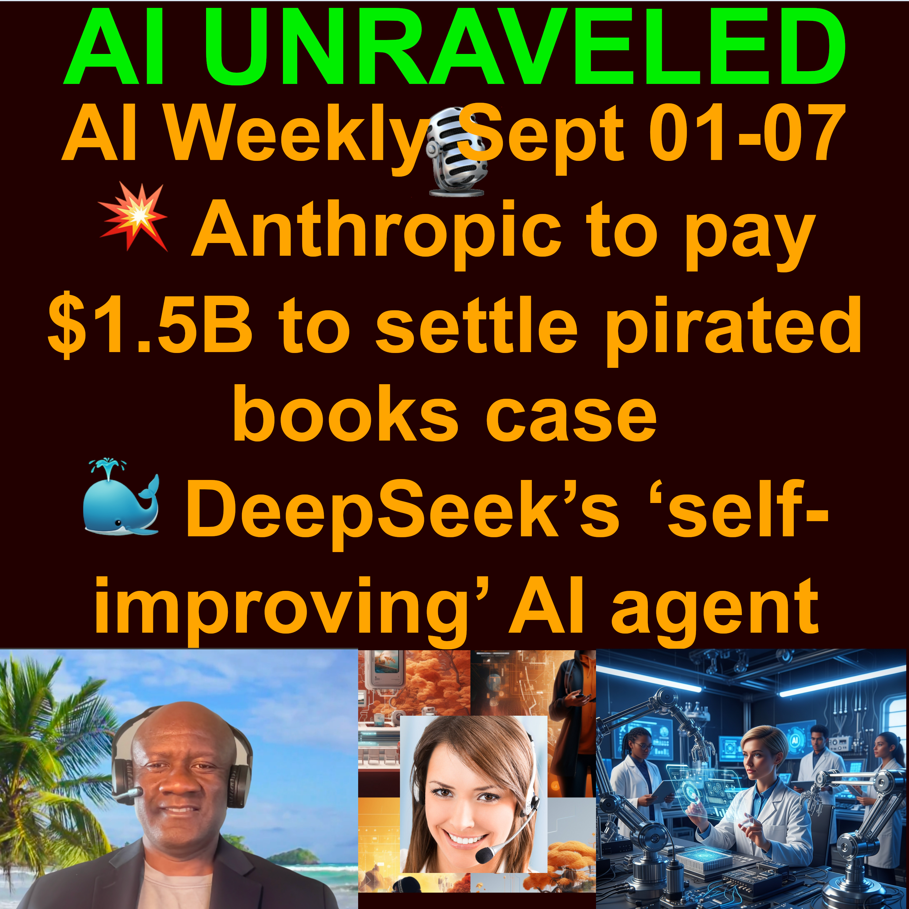 AI Weekly Rundown From September 01 to September 07 2025: 💥 Anthropic to pay $1.5B to settle pirated books case 💰 EU fines Google $3.5 billion for anti-competitive ad practices 🏈 NFL Kicks Off Season with AI-Powered Campaign  & more