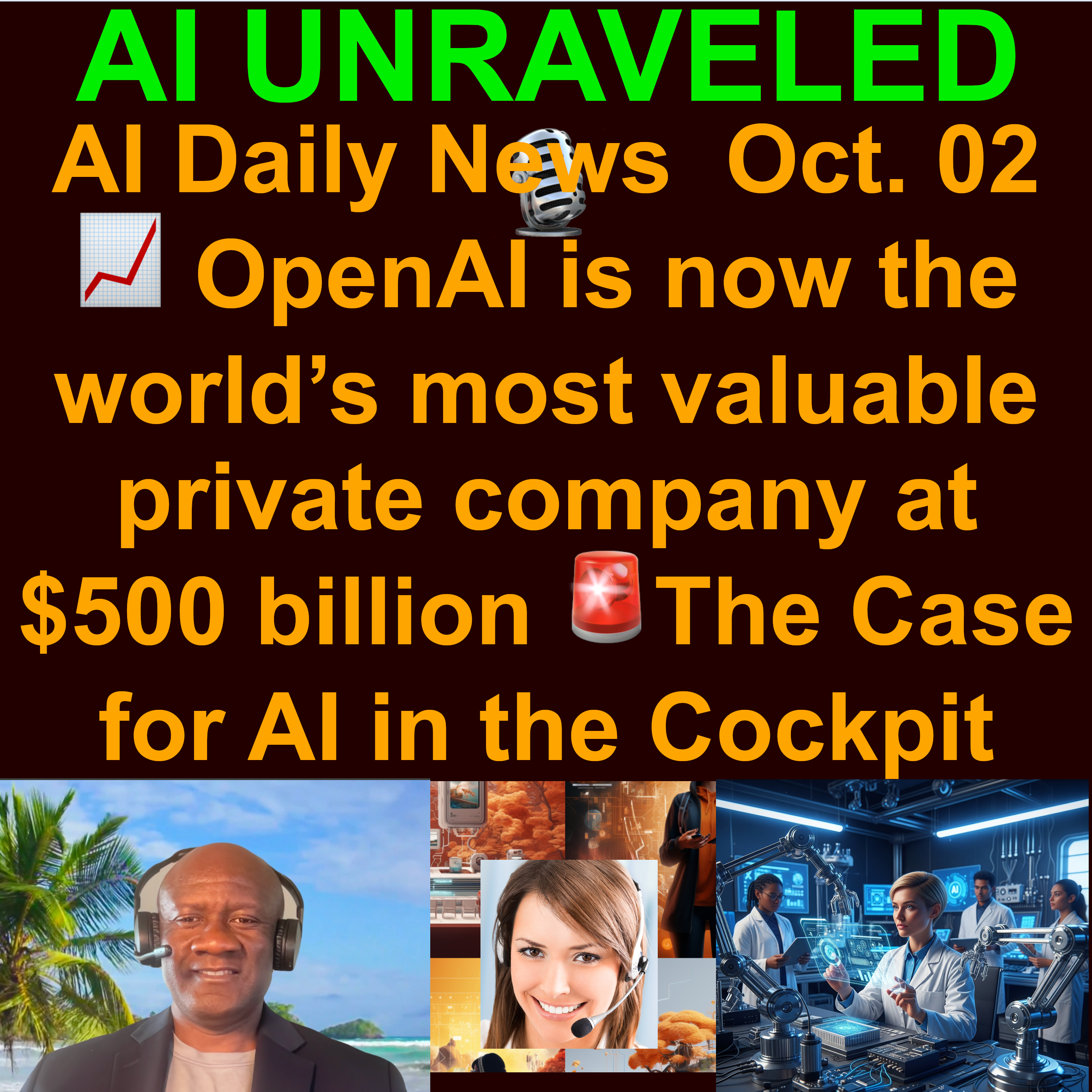 AI Daily News Rundown: 👓Apple shelves Vision Pro overhaul to focus on AI glasses  📈OpenAI is now the world's most valuable private company at $500 billion  🛠️Mira Murati's Thinking Machines launches AI tool Tinker   & more (Oct. 02 2025)