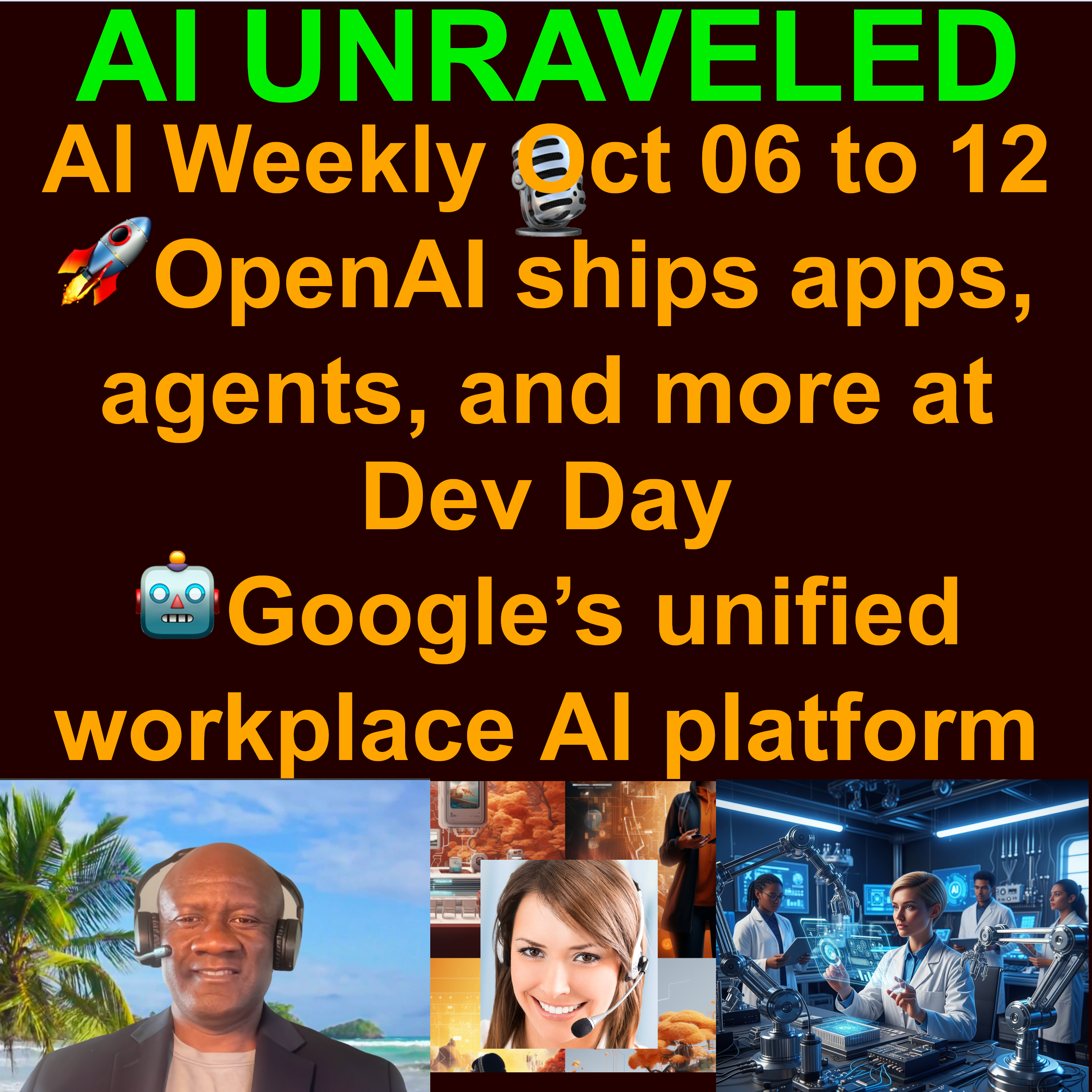 AI Weekly News Rundown: 🚀OpenAI ships apps, agents, and more at Dev Day 🤖 Google’s unified workplace AI platform 🤖 Instagram head counters MrBeast on AI fears & more (Oct 06 to Oct 12 2025)