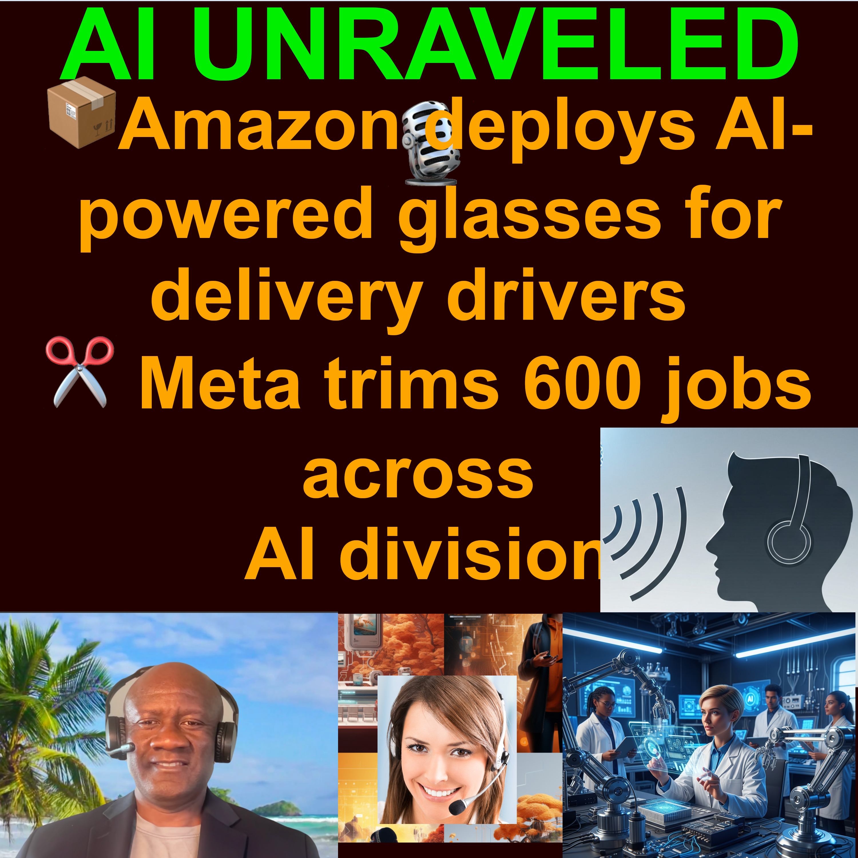 AI Daily News Rundown: 🚨Open letter demands halt to superintelligence development 📦 Amazon deploys AI-powered glasses for delivery drivers ✂️ Meta trims 600 jobs across AI division 🤯Google’s Quantum Leap Just Bent the AI Curve & more (Oct 23 2025)