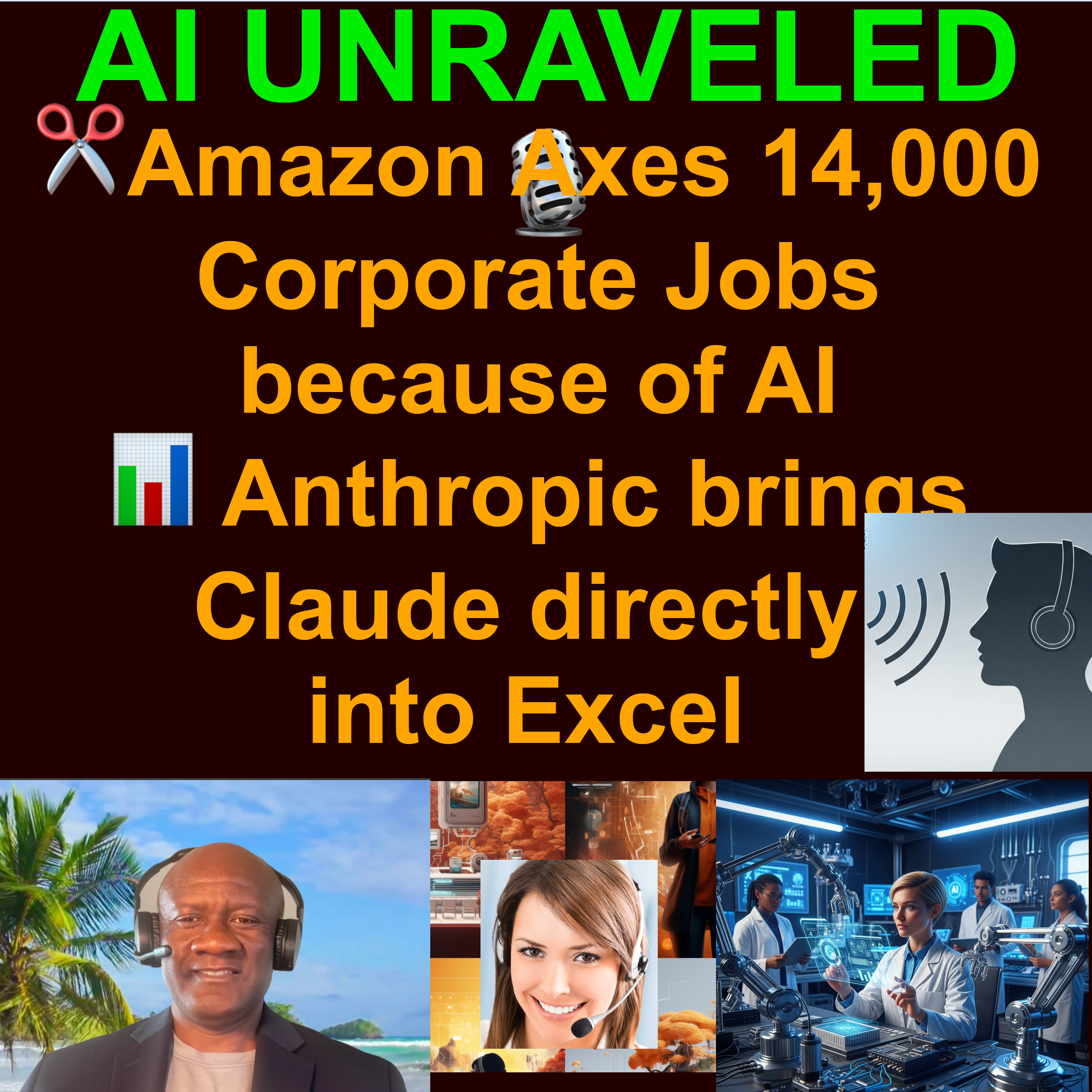 AI Daily News Rundown: ✂️Amazon Axes 14,000 Corporate Jobs 🧠OpenAI’s GPT-5 to better handle mental health crises 📊Anthropic brings Claude directly into Excel  & more (Oct 28 2025)