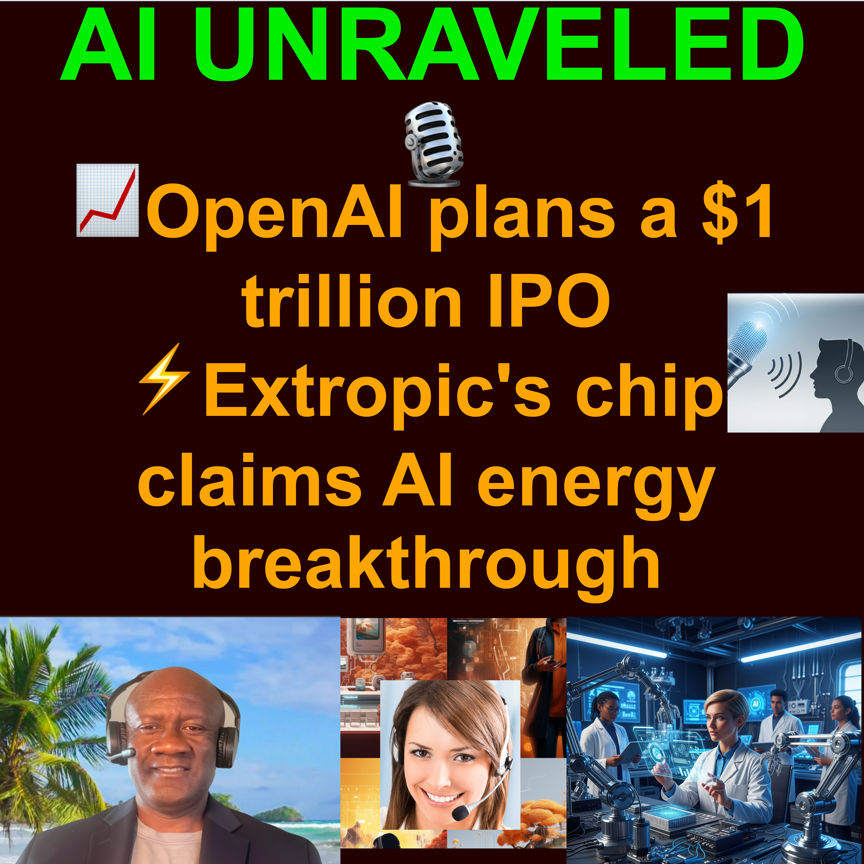 AI Daily News Rundown: 📈OpenAI plans a $1 trillion IPO  🤖Zuckerberg says Meta's AI spending is paying off  🤔 Tens of thousands of layoffs are being blamed ⚡️Extropic's chip claims AI energy breakthrough on AI & more AI Daily News Rundown: 📈OpenAI plans a $1 trillion IPO  🤖Zuckerberg says Meta's AI spending is paying off  🤔 Tens of thousands of layoffs are being blamed ⚡️Extropic's chip claims AI energy breakthrough on AI & more