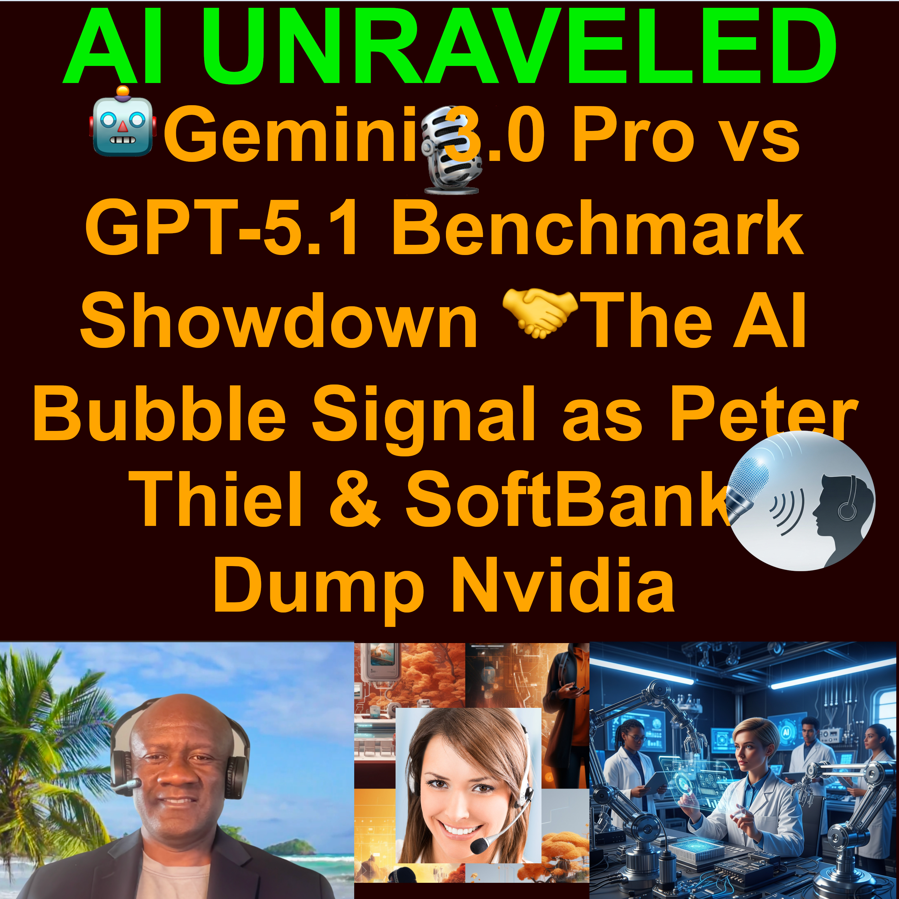 AI Daily News Rundown: 🤖Gemini 3.0 Pro vs GPT-5.1 Benchmark Showdown 🤝The AI Bubble Signal as Peter Thiel and SoftBank Dump Nvidia & more