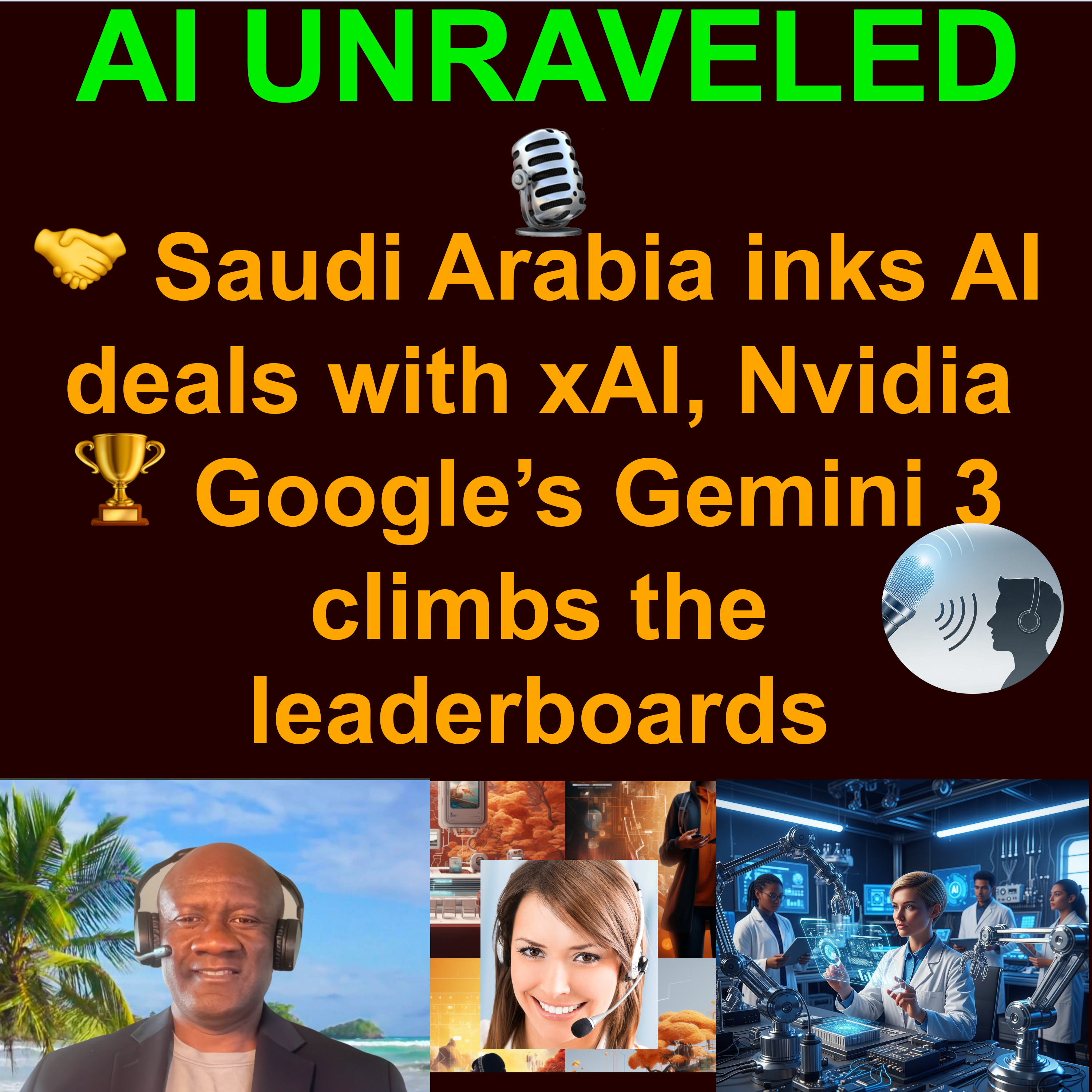 AI Daily News Rundown: 🤝 Saudi Arabia inks AI deals with xAI, Nvidia  🏆 Google’s Gemini 3 climbs the leaderboards 🤝 Microsoft, Nvidia team up with Anthropic  🇪🇺 Europe is scaling back its landmark privacy and AI laws   & more