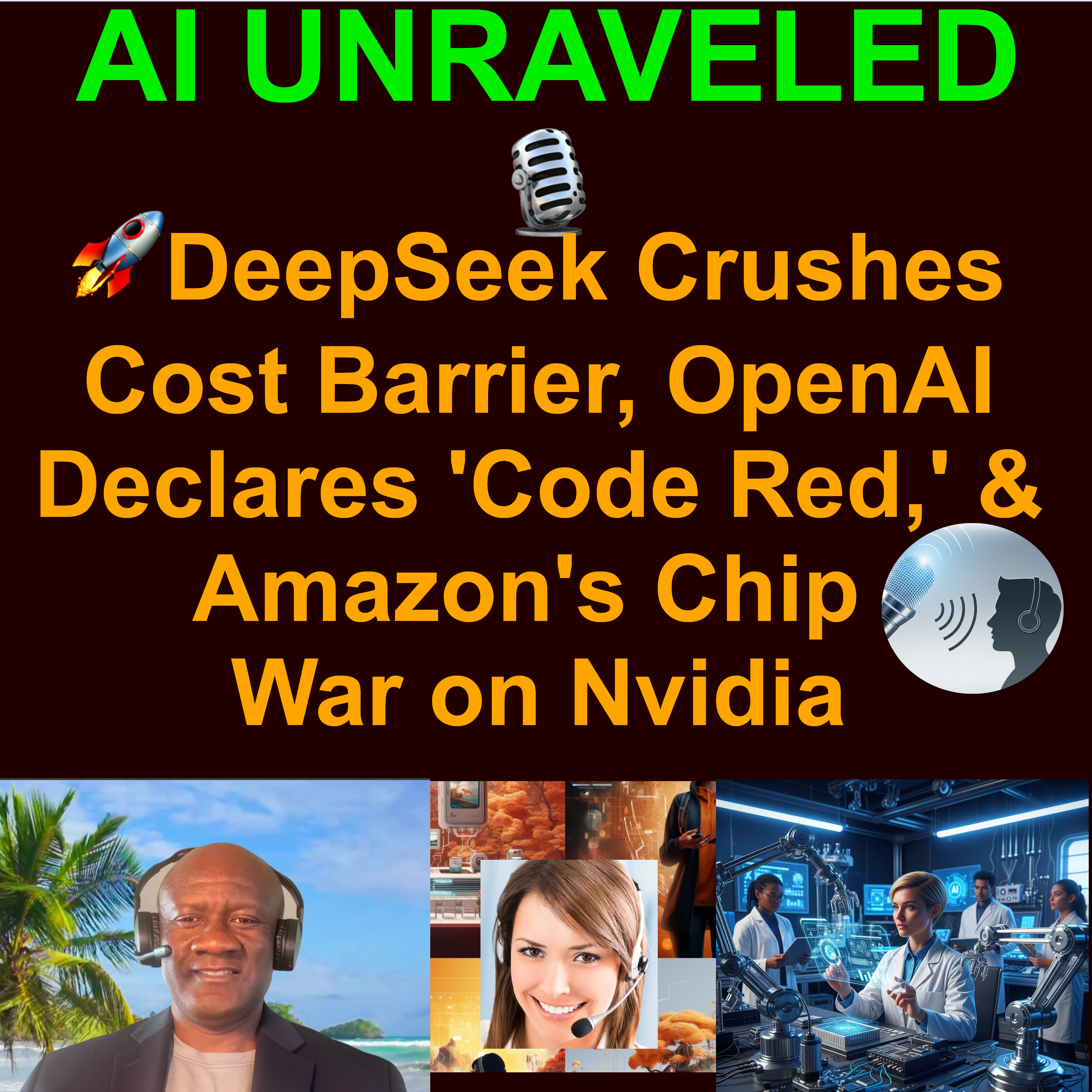 AI Daily Business and News Rundown: 🚀DeepSeek Crushes Cost Barrier, OpenAI Declares 'Code Red,' & Amazon's Chip War on Nvidia & more
