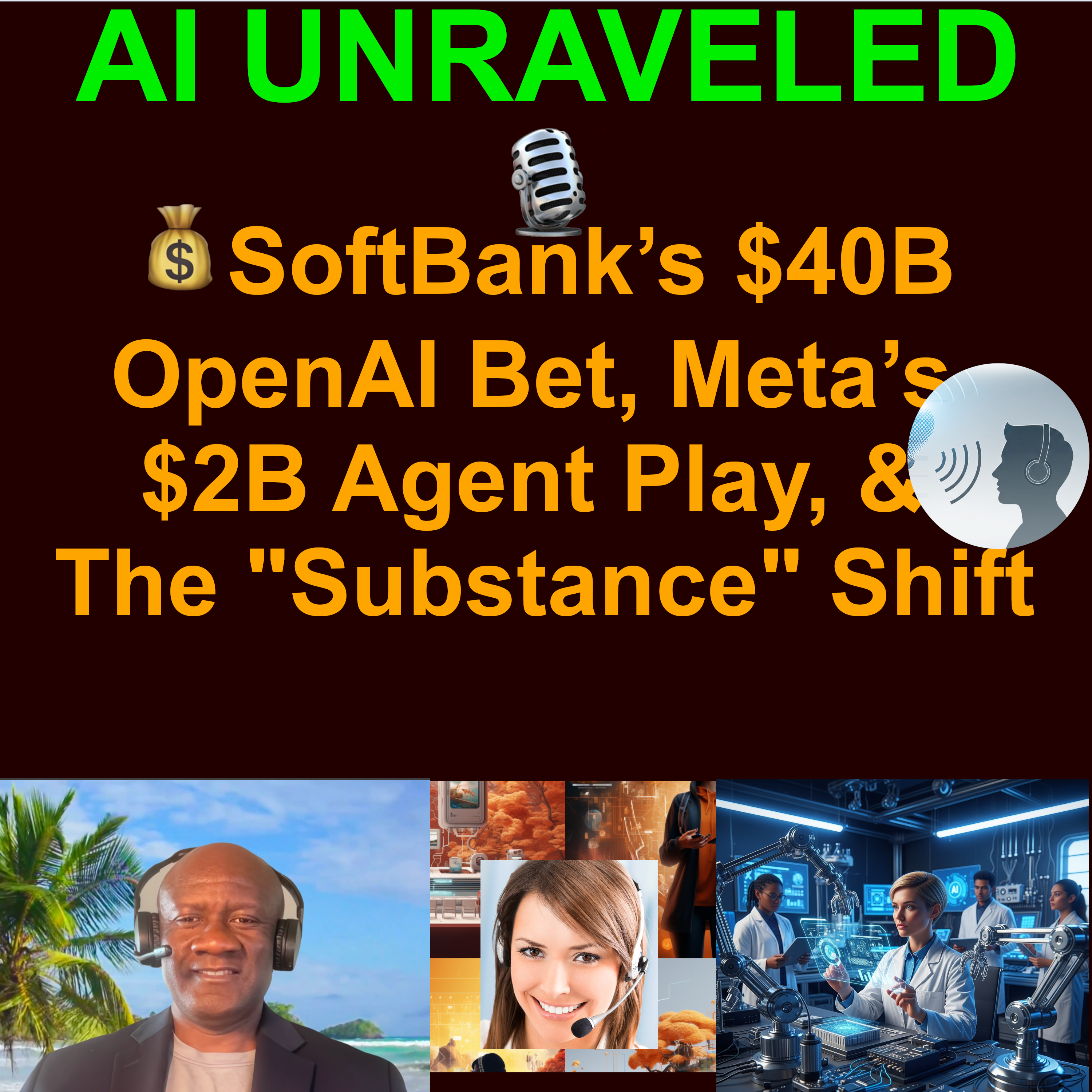 AI Business and Development Daily News Rundown: 💰SoftBank’s $40B OpenAI Bet, Meta’s $2B Agent Play, & The "Substance" Shift