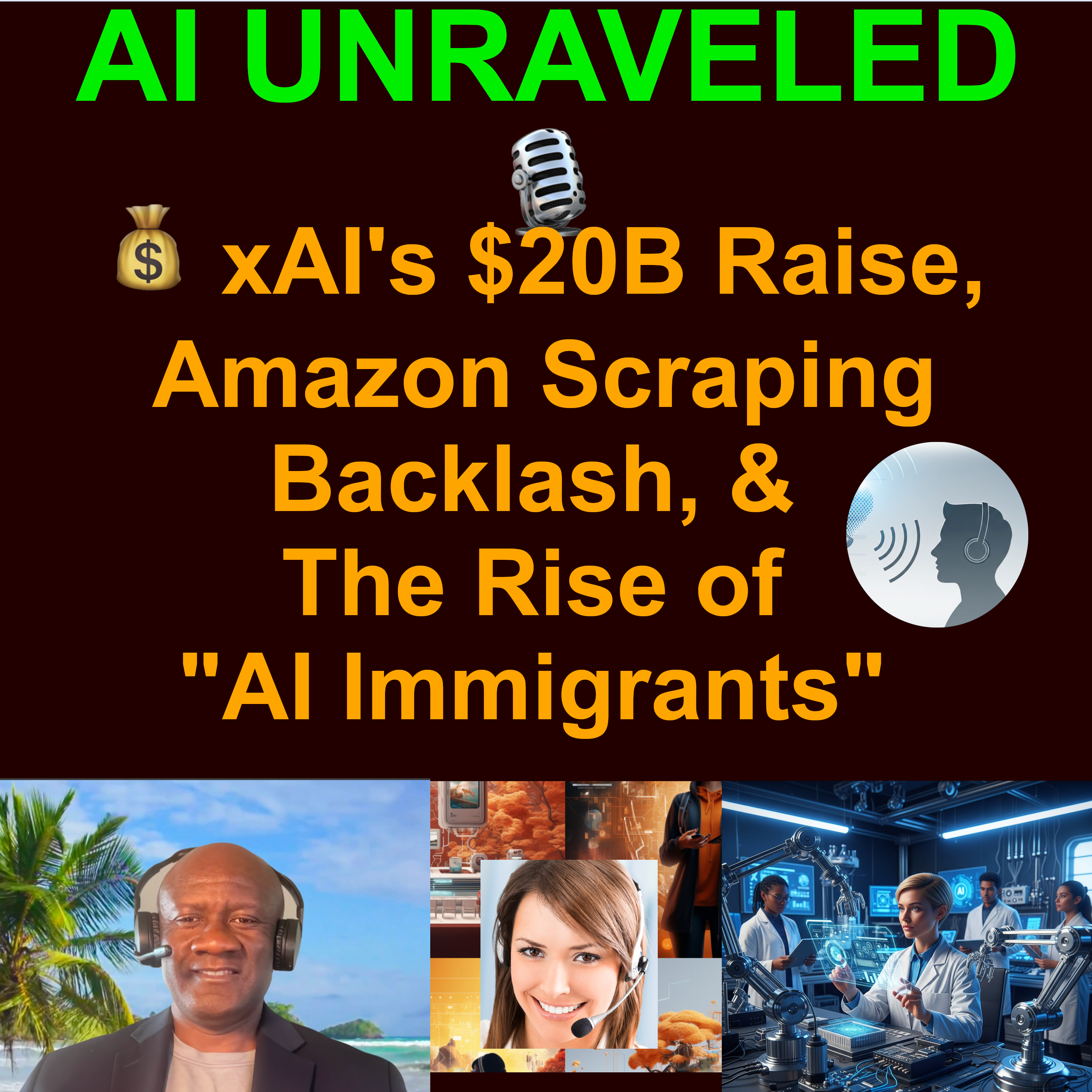 Teaser AI Daily News Rundown January 07th 2026: 💰 xAI's $20B Raise, Amazon Scraping Backlash, & The Rise of "AI Immigrants"