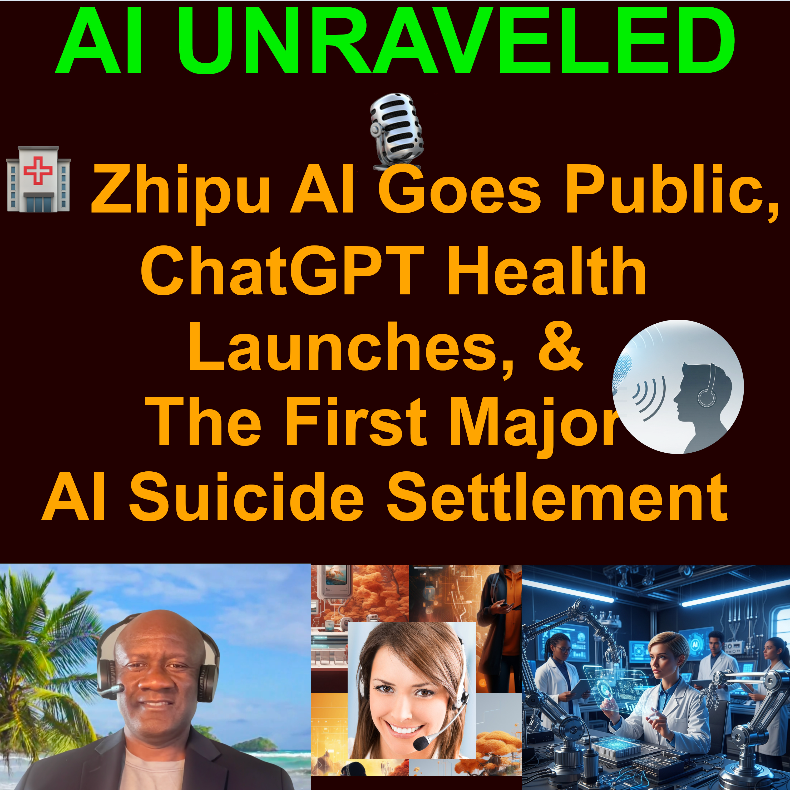 AI Business and Development Daily News Rundown: 🏥 Zhipu AI Goes Public, ChatGPT Health Launches, & The First Major AI Suicide Settlement