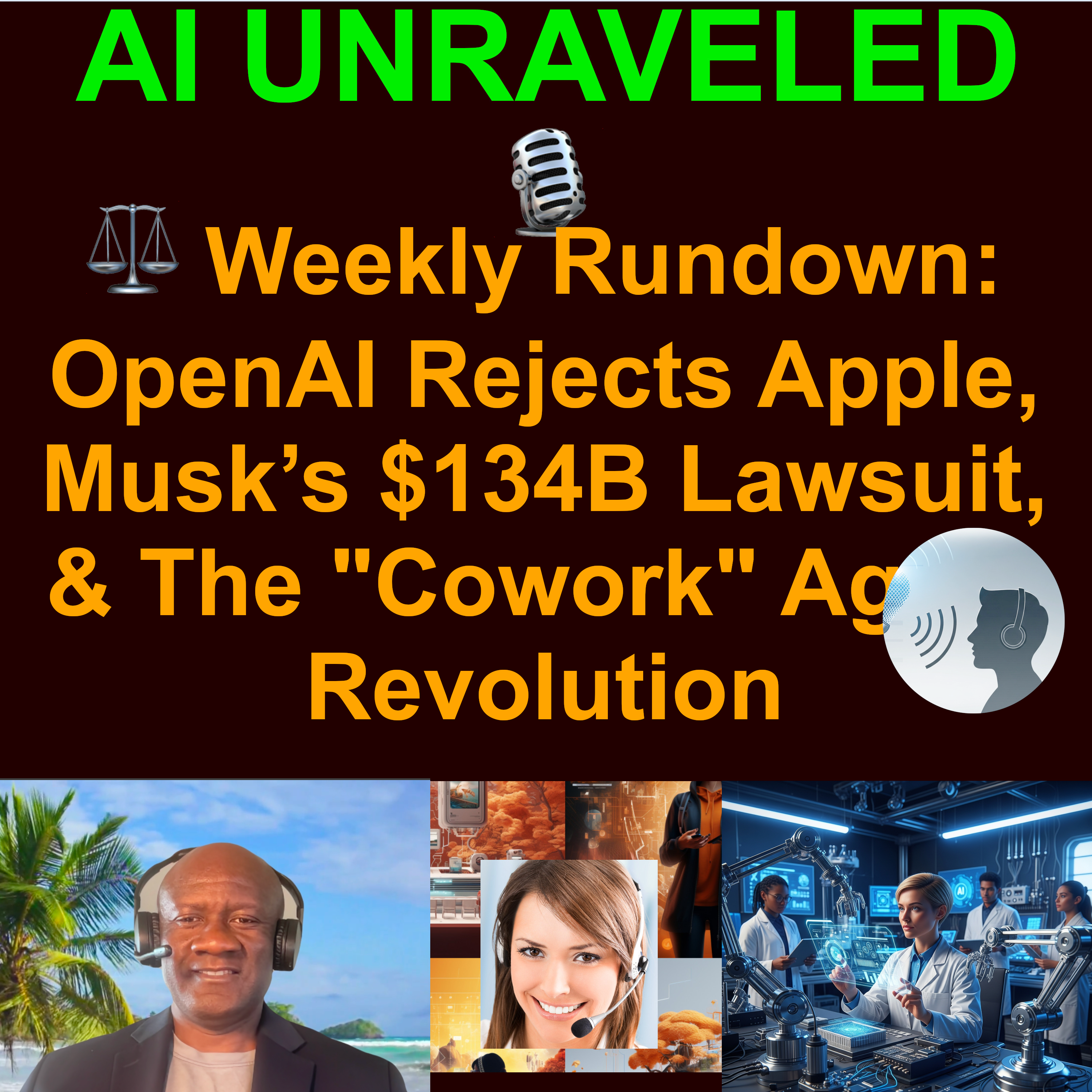 AI Business and Development Weekly Rundown January 11 to January 18 2026: ⚖️ OpenAI Rejects Apple, Musk’s $134B Lawsuit, & The "Cowork" Agent Revolution