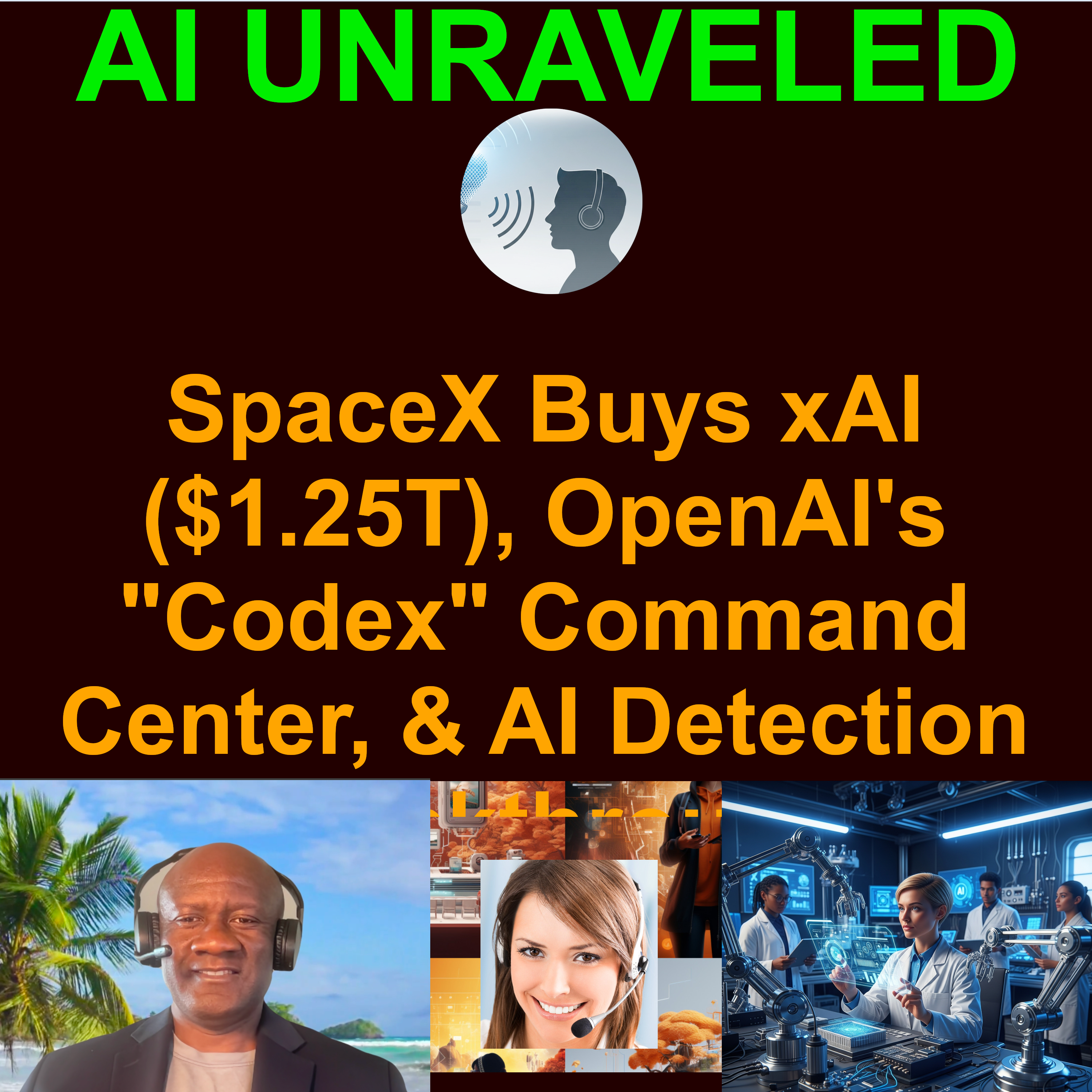 AI Business and Development Daily News Rundown February 04 2026: SpaceX Buys xAI ($1.25T), OpenAI's "Codex" Command Center, & AI Detection Breakthrough