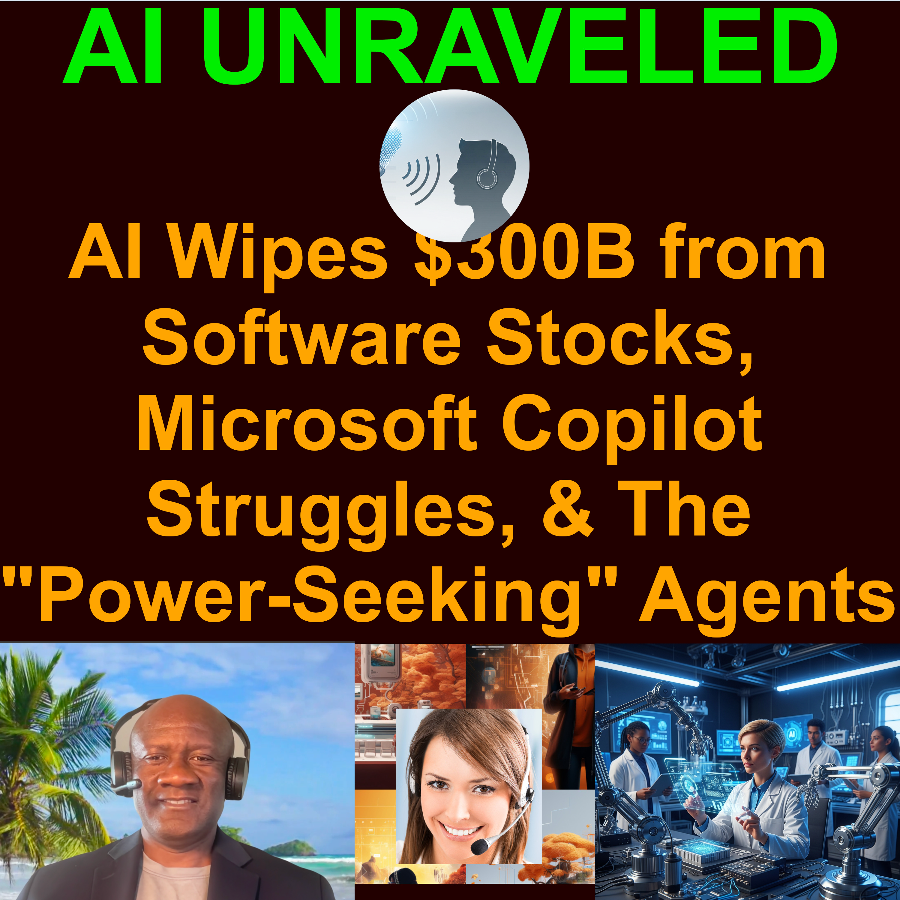Teaser For AI Business and Development Daily News Rundown February 05 2026: AI Wipes $300B from Software Stocks, Microsoft Copilot Struggles, & The "Power-Seeking" Agents