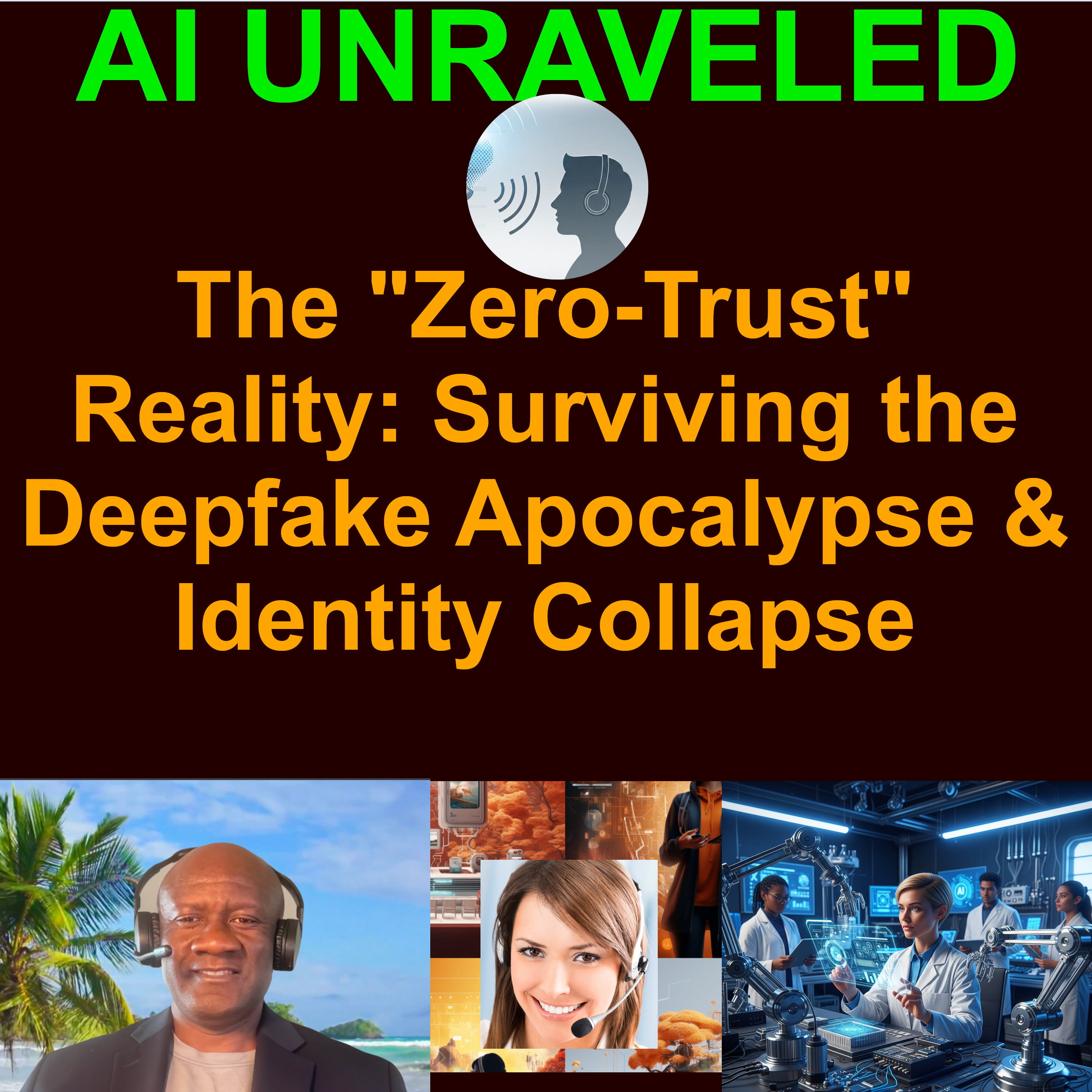 Teaser For  "Zero-Trust" Reality: Surviving the Deepfake Apocalypse & Identity Collapse artwork