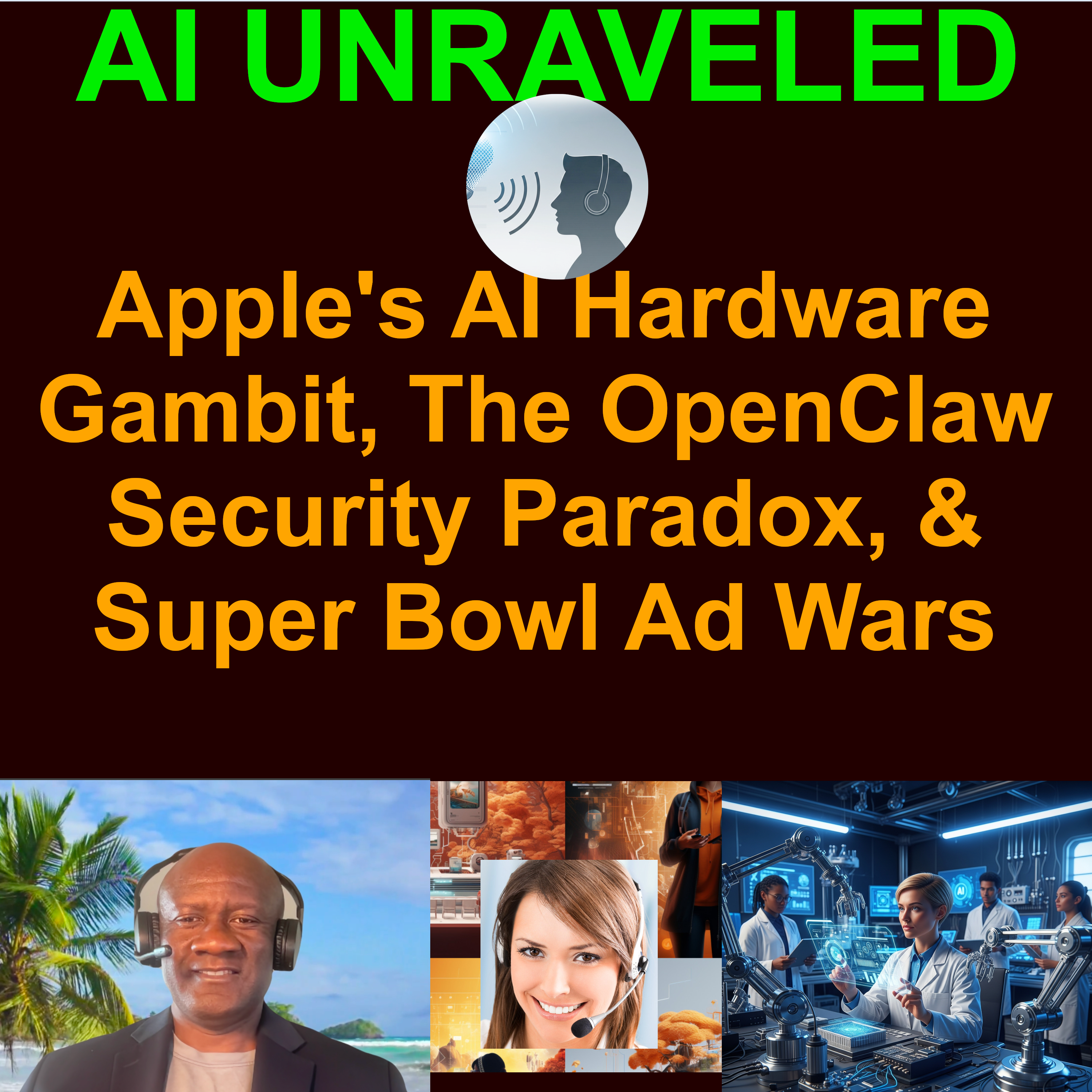 AI Daily News Rundown: Apple's AI Hardware Gambit, The OpenClaw Security Paradox, & Super Bowl Ad Wars