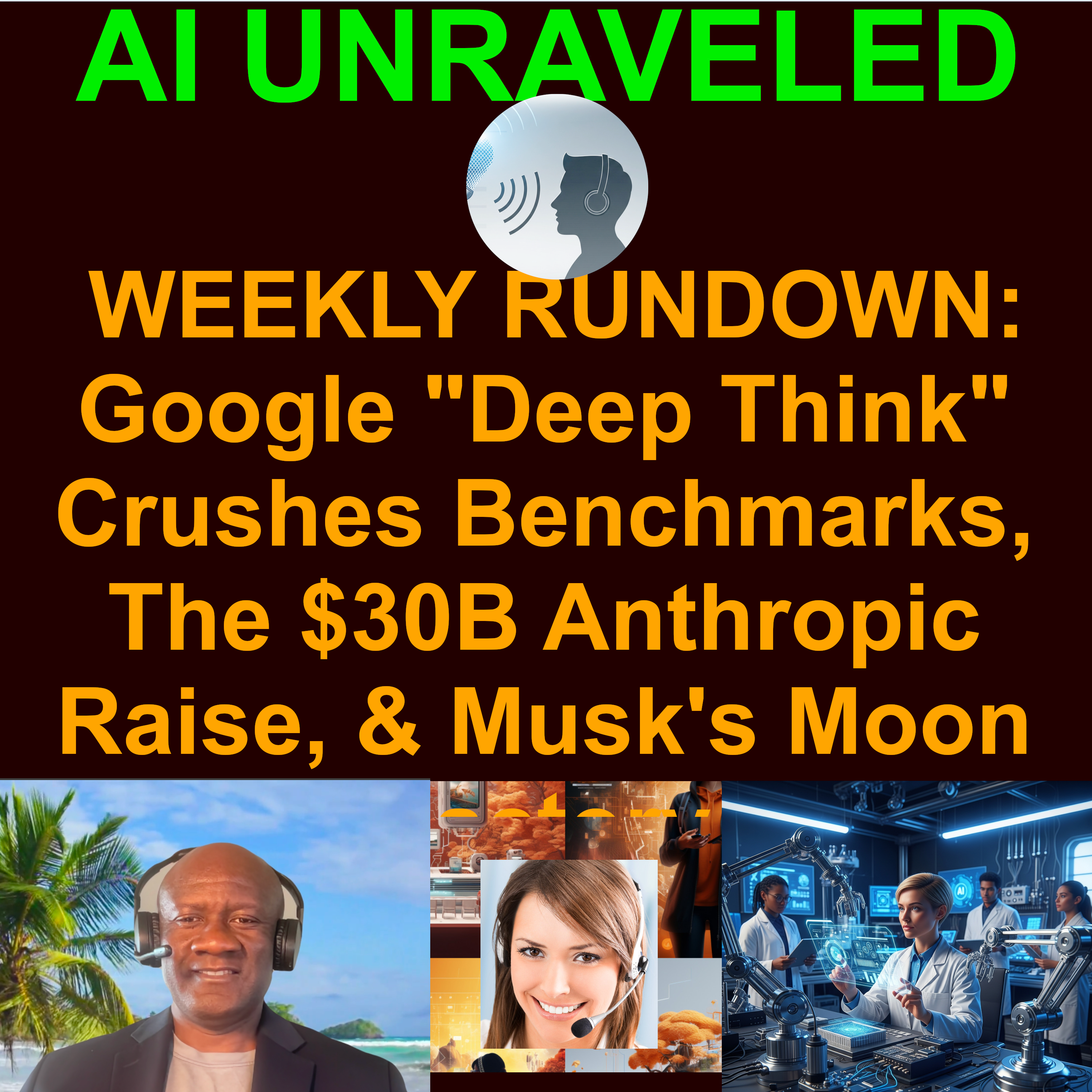 AI Weekly News Rundown From February 08 to February 15 2026: Google "Deep Think" Crushes Benchmarks, The $30B Anthropic Raise, & Musk's Moon Factory artwork