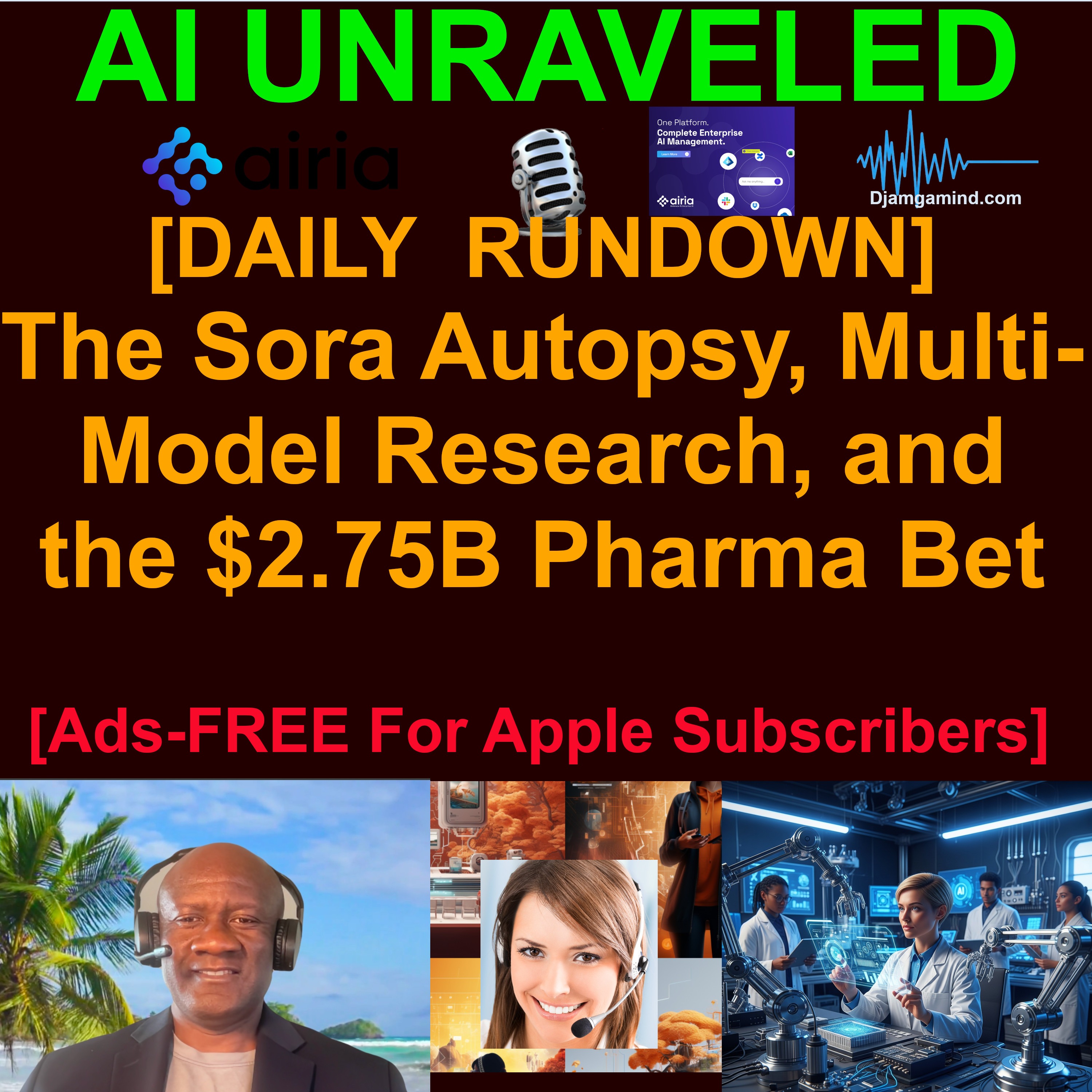[AI DAILY NEWS RUNDOWN] The Sora Autopsy, Multi-Model Research, and the $2.75B Pharma Bet (March 31st 2026 - Part I) artwork