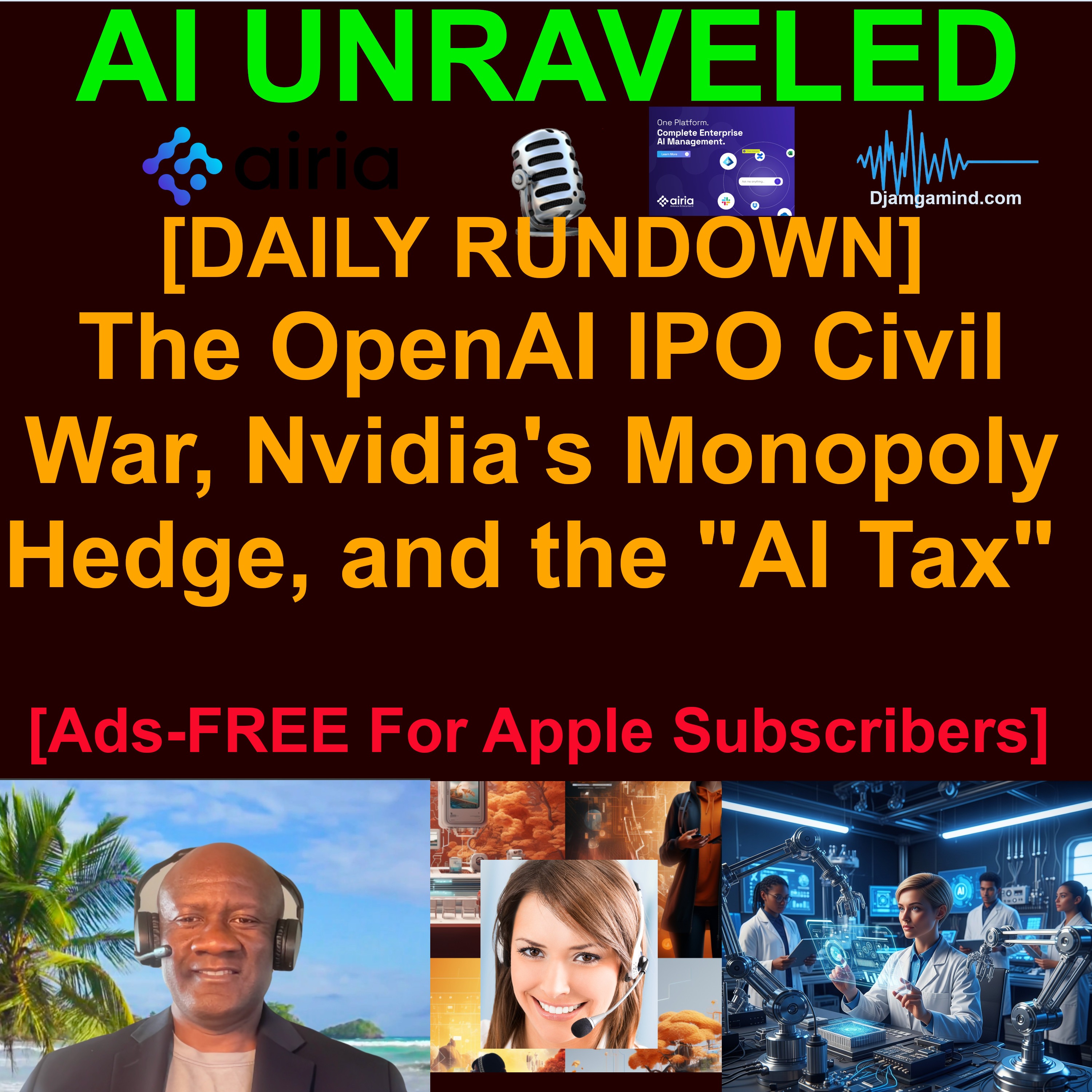 [AI DAILY NEWS RUNDOWN] The OpenAI IPO Civil War, Nvidia's Monopoly Hedge, and the "AI Tax" (April 6th 2026 - Part I)
