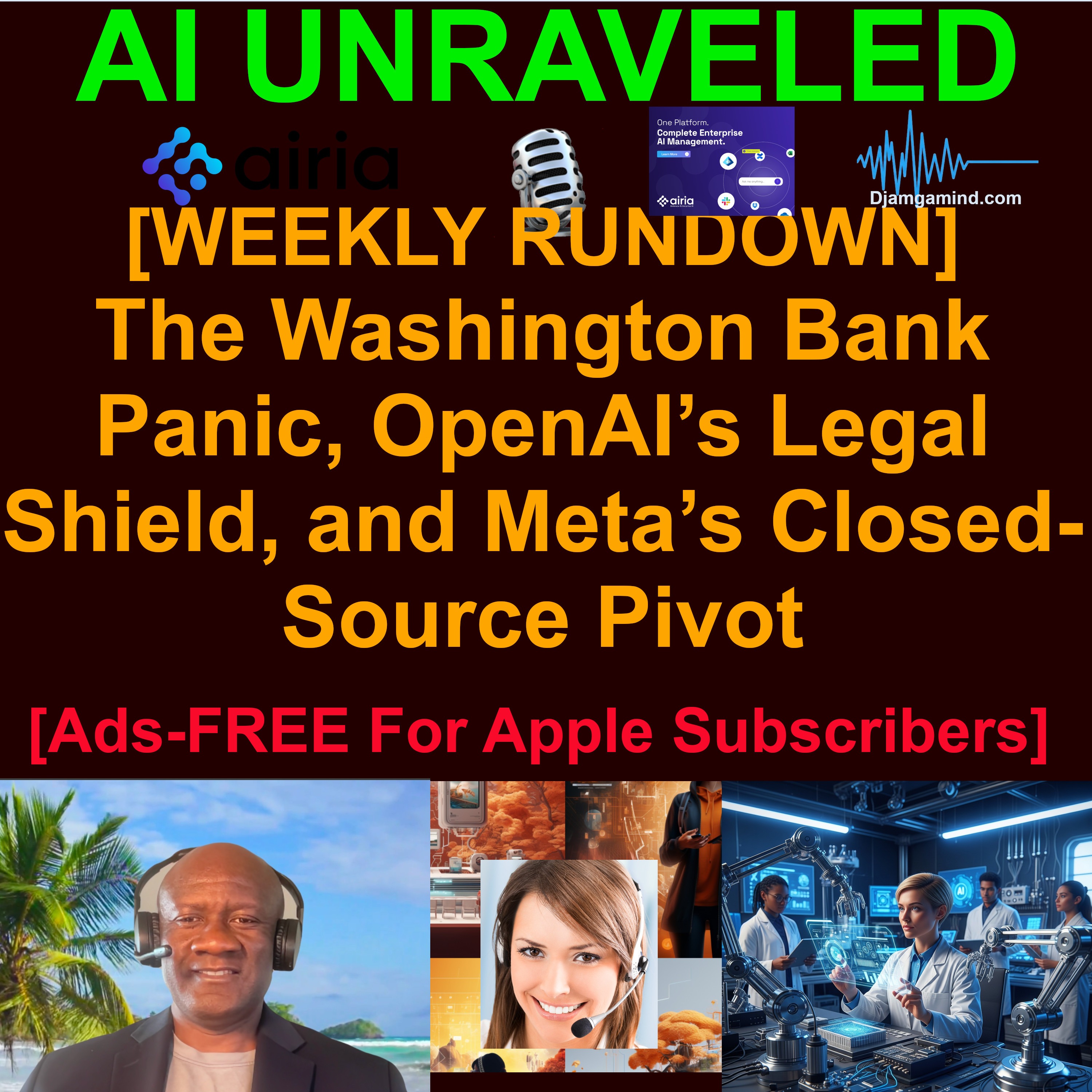 [AI WEEKLY NEWS RUNDOWN] The Washington Bank Panic, OpenAI’s Legal Shield, and Meta’s Closed-Source Pivot (Weekly Recap From April 05 to April 12 2026) 
