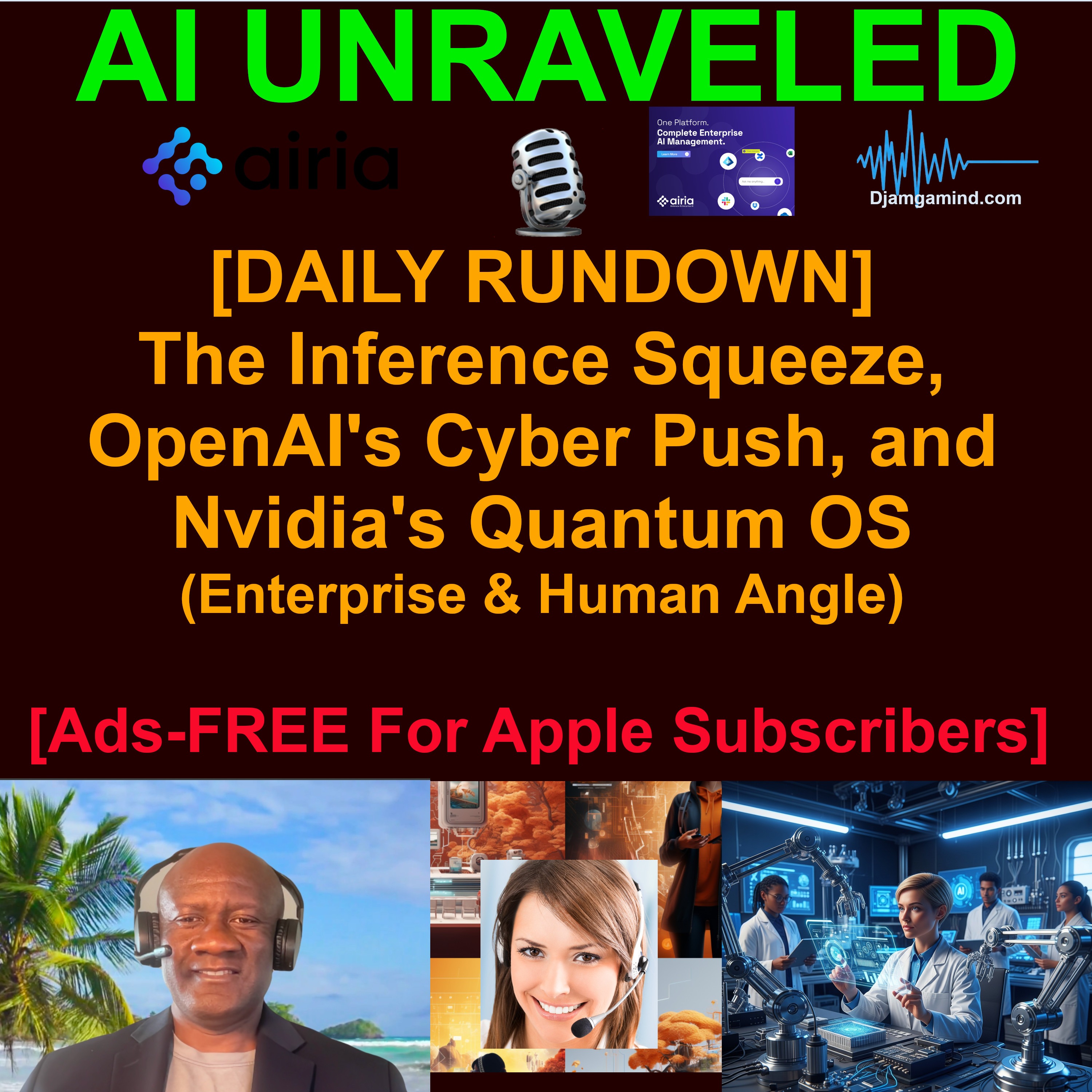 [AI DAILY NEWS RUNDOWN] The Inference Squeeze, OpenAI's Cyber Push, and Nvidia's Quantum OS (April 15th 2026)
